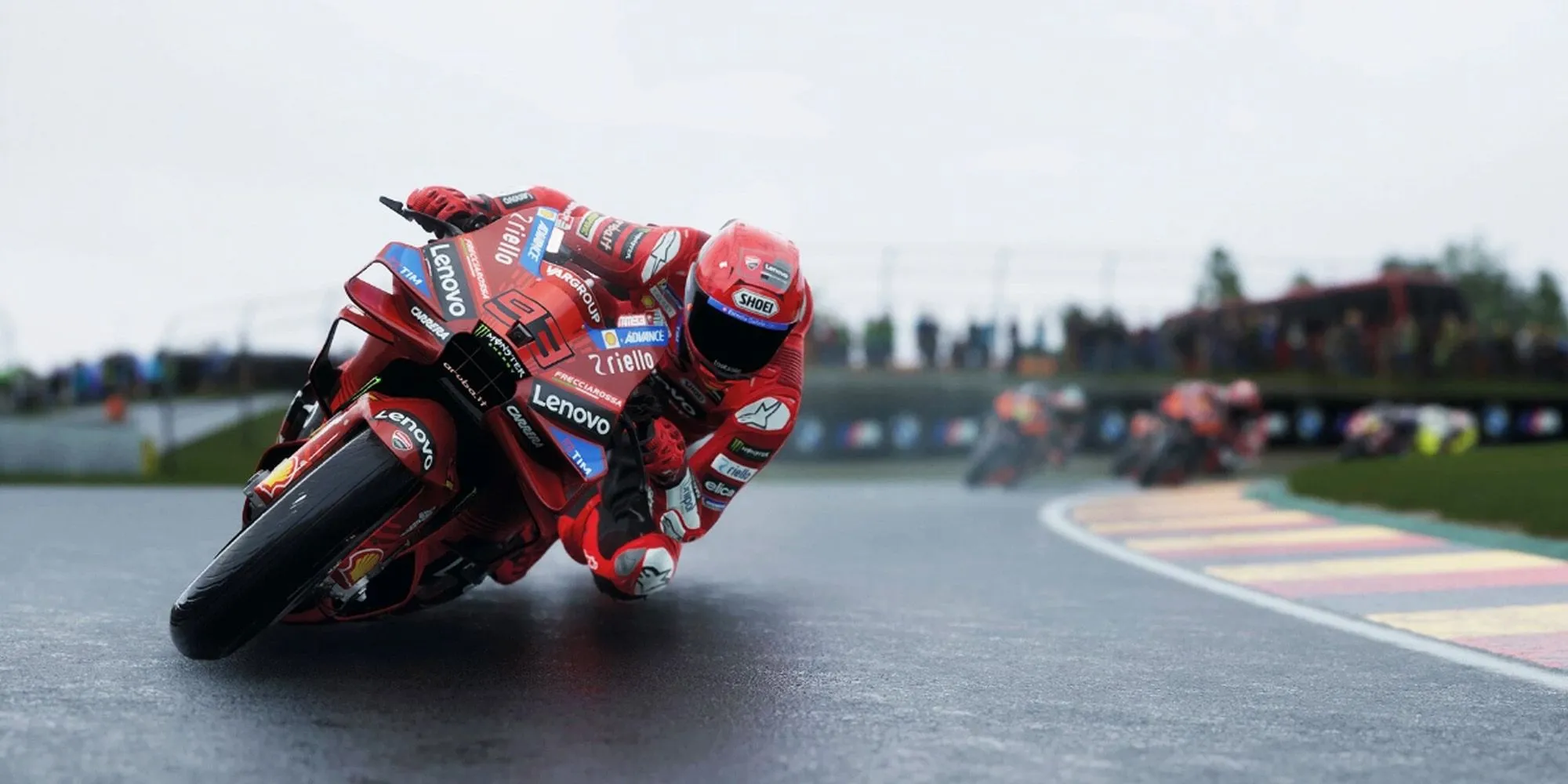 Hình ảnh Marc Marquez trên chiếc Ducati trong game MotoGP 25