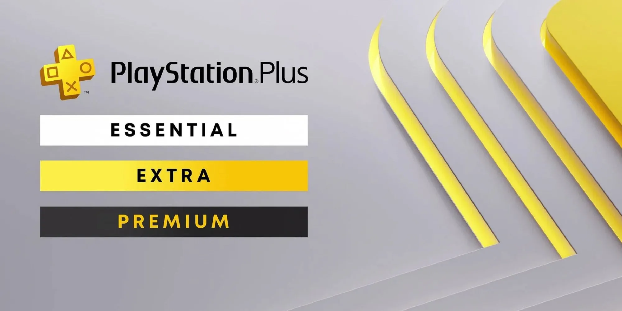 Hình ảnh minh họa các cấp độ thuê bao PlayStation Plus Essential, Extra, Premium bị ảnh hưởng bởi đợt gỡ game tháng 5