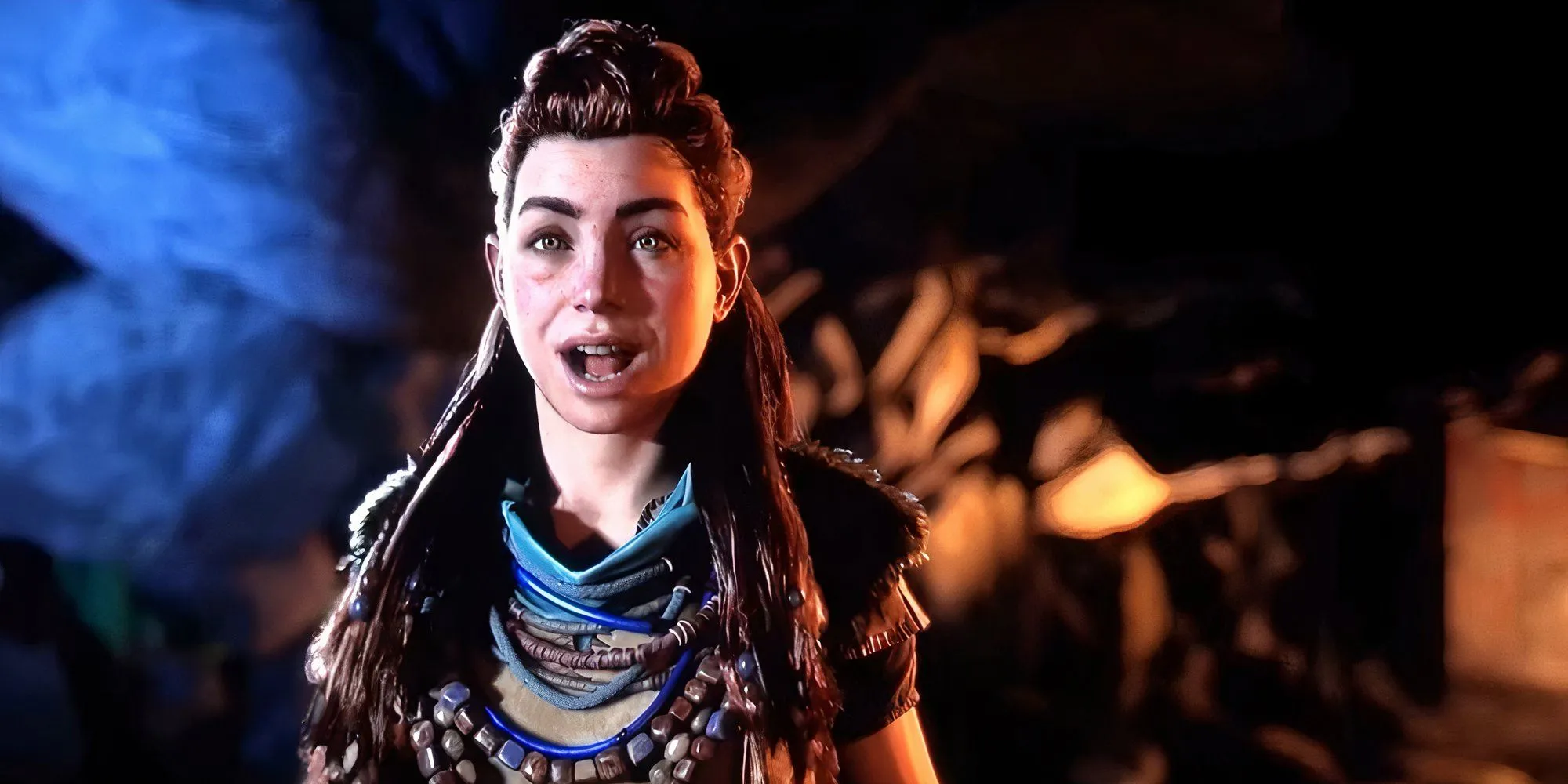 Hình ảnh rò rỉ của bản sao AI nhân vật Aloy từ Horizon Zero Dawn, thể hiện nguy cơ lạm dụng AI.