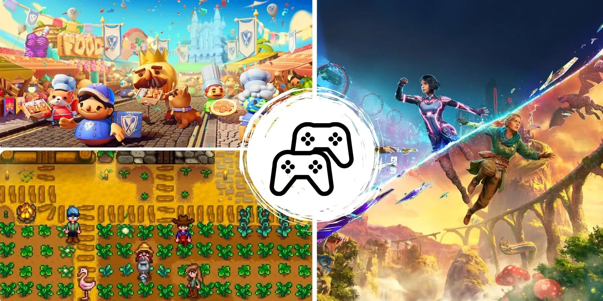 Hình ảnh tổng hợp các game co-op không cạnh tranh