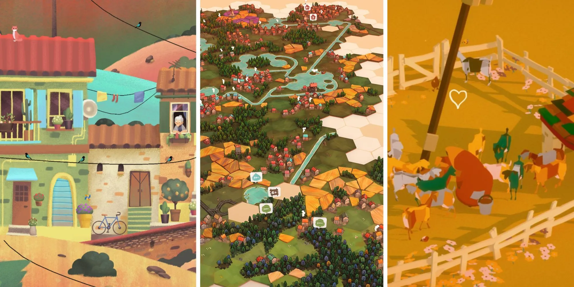 Hình ảnh tổng hợp các game cozy