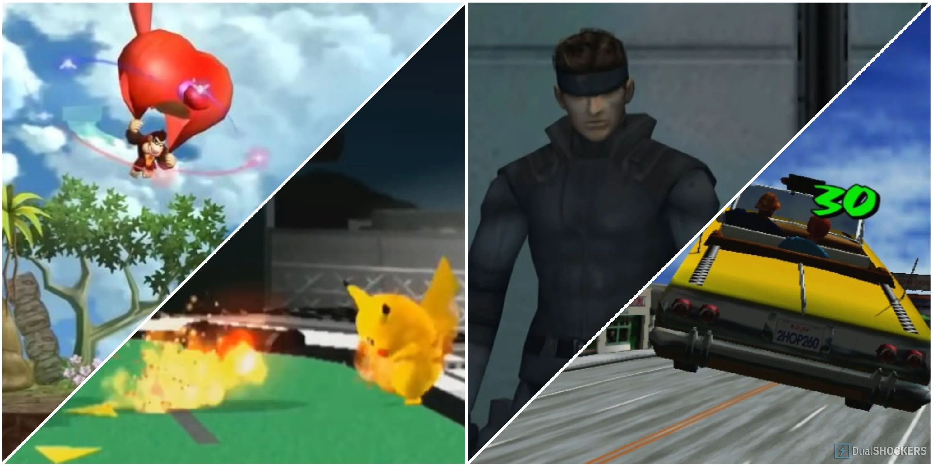 Hình ảnh tổng hợp các game Gamecube, gợi ý về khả năng tương thích hoặc game cũ được làm lại trên Switch 2