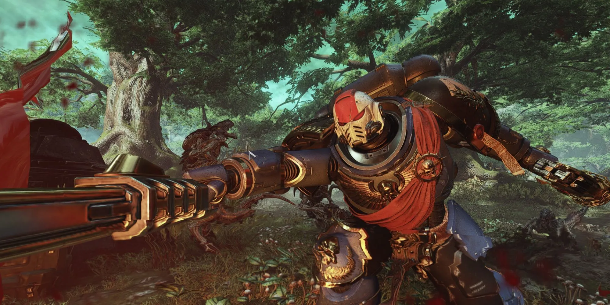 Hình ảnh từ game Space Marine 2, một dự án của Saber Interactive đang được phát triển