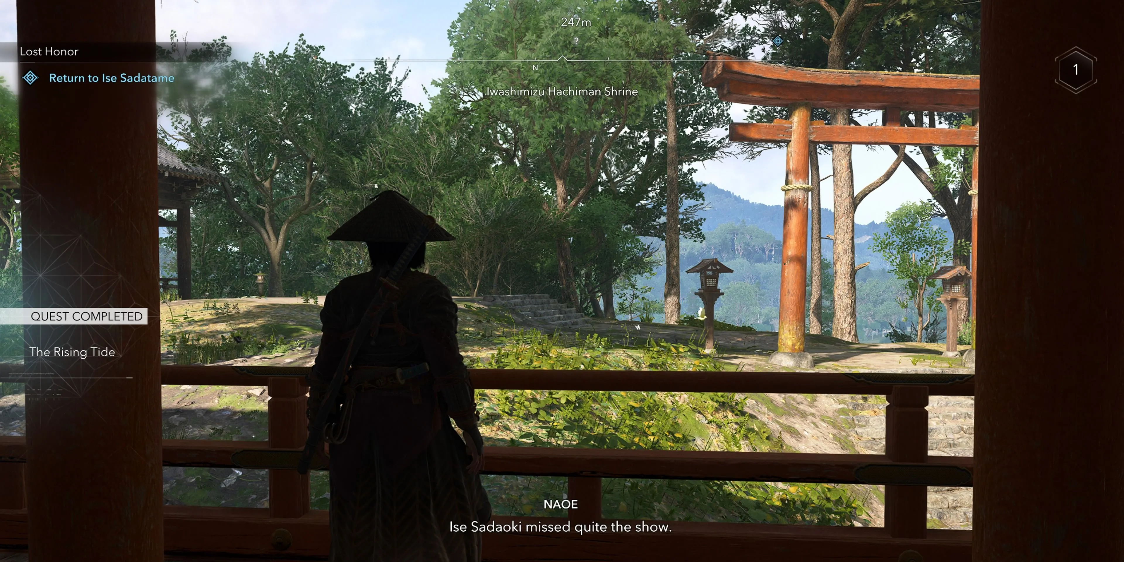 Hoàn thành nhiệm vụ Thủy Triều Dâng Cao trong Assassin's Creed Shadows
