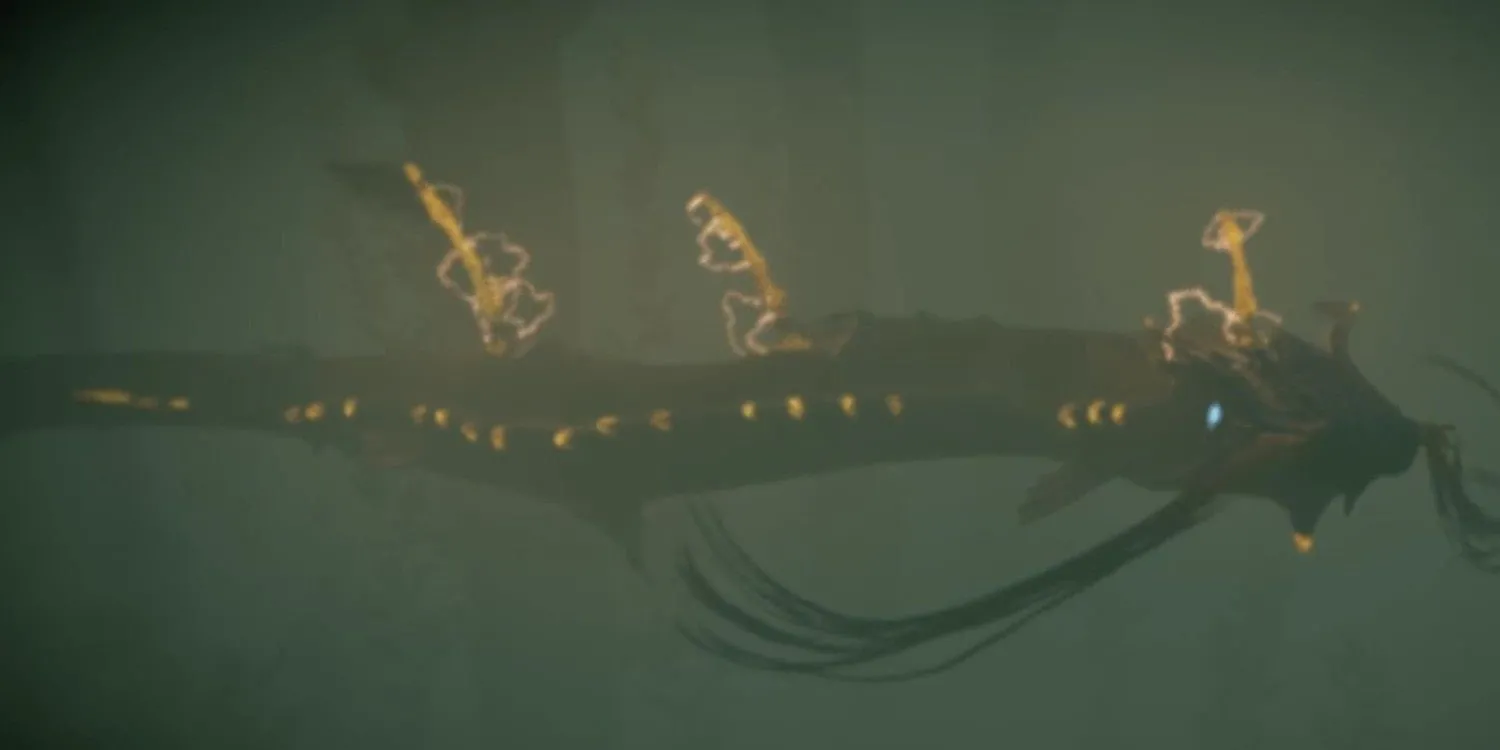 Hydrus, Colossus thứ 7 khổng lồ bơi dưới nước trong Shadow of the Colossus