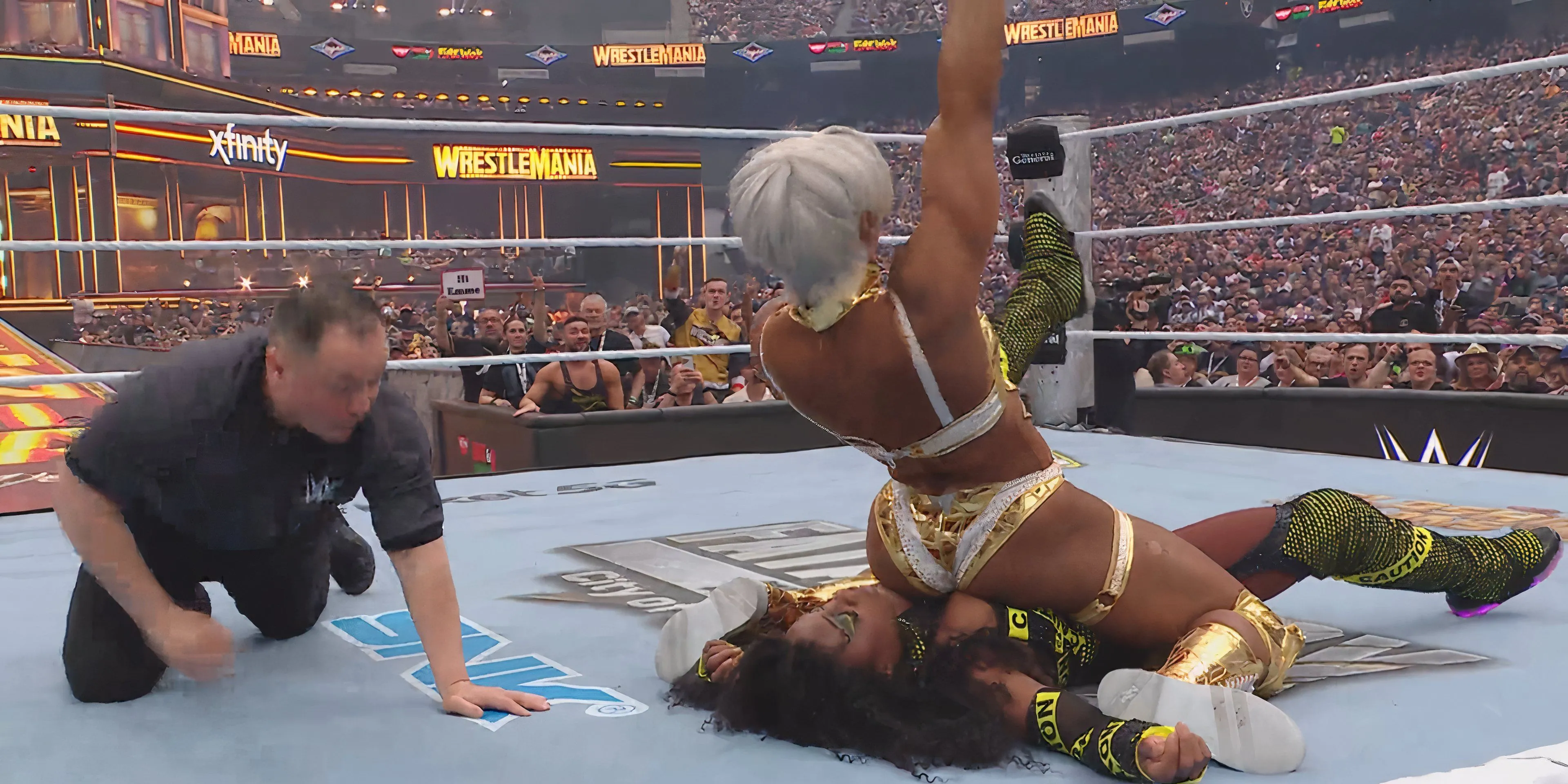 Jade Cargill đánh bại Naomi trong trận đấu đơn tại WrestleMania 41