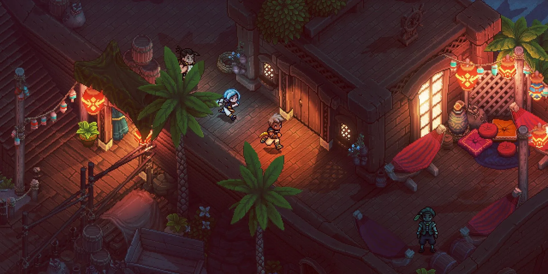 Khám phá thị trấn pixel art tuyệt đẹp trong game JRPG Sea of Stars