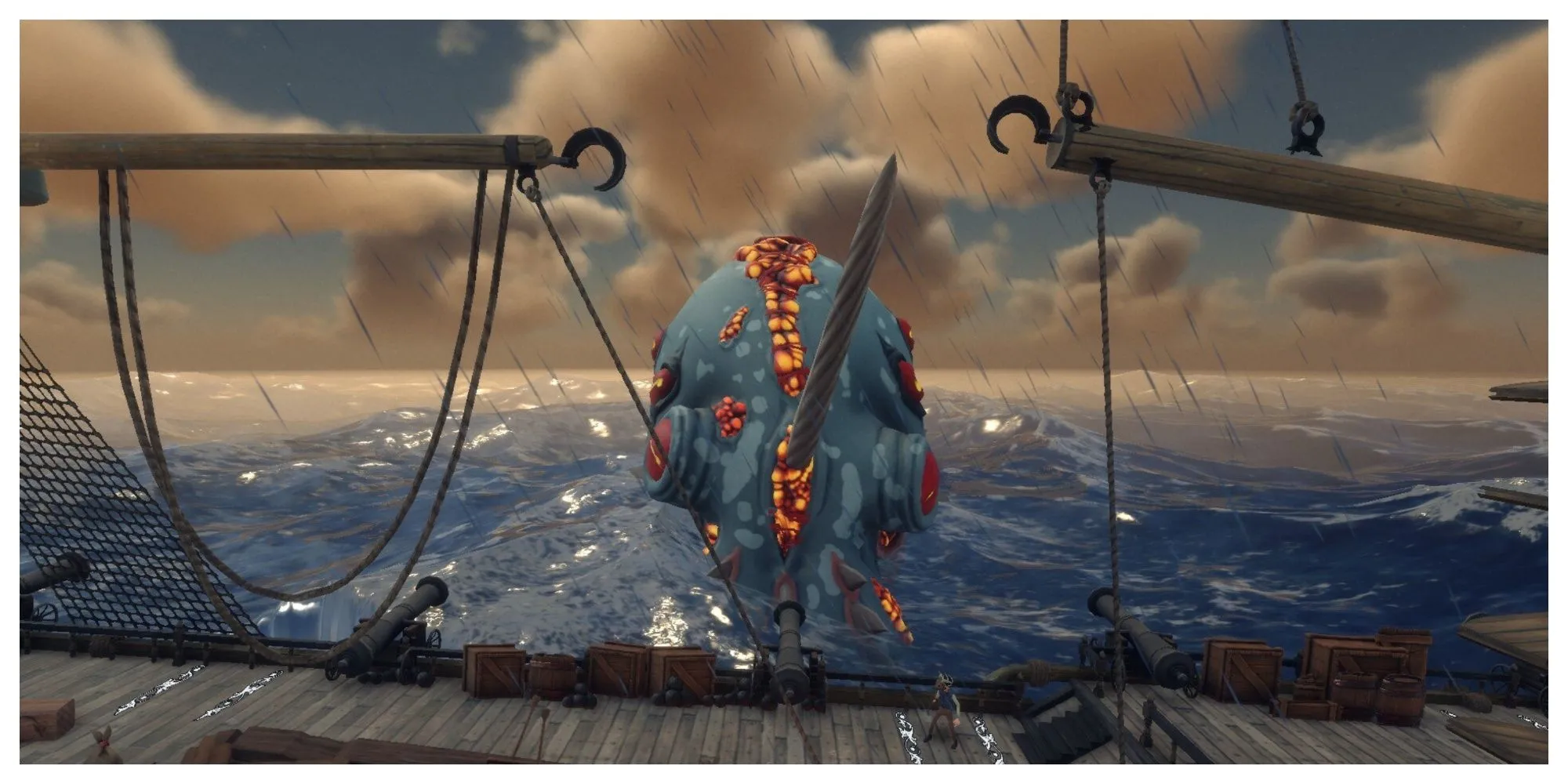 Kraken - thủy quái khổng lồ trên con tàu chòng chành trong Venture to the Vile