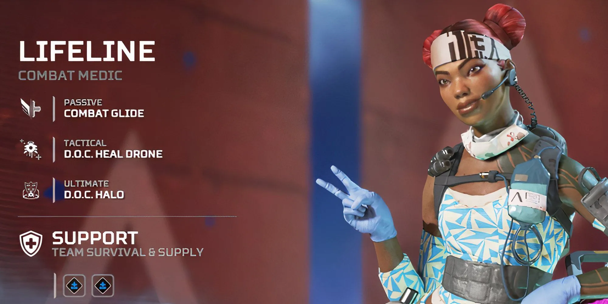 Lifeline sử dụng drone hồi máu D.O.C trong Apex Legends