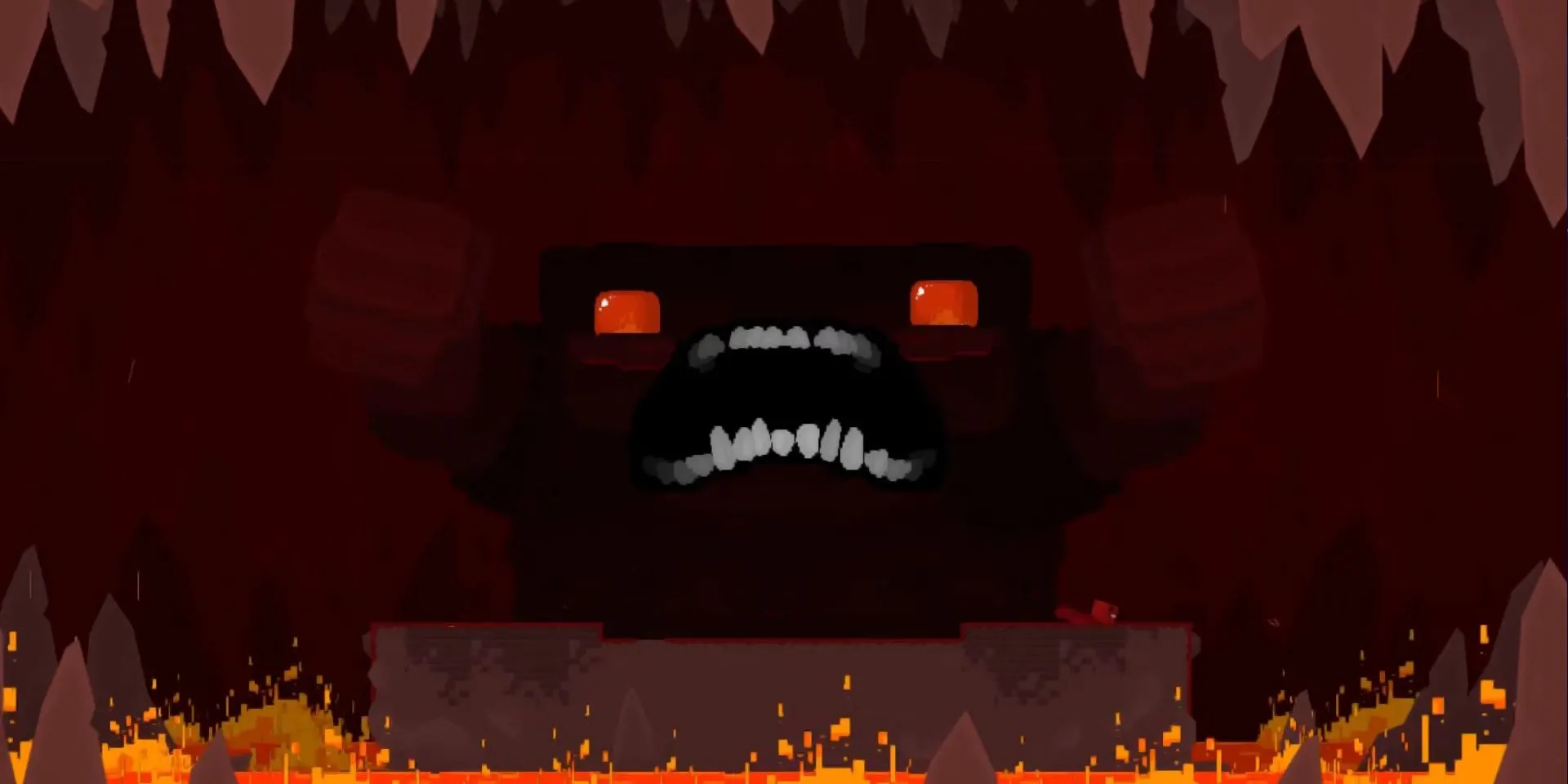 Little Horn, boss khổng lồ làm từ xác thịt trong Super Meat Boy