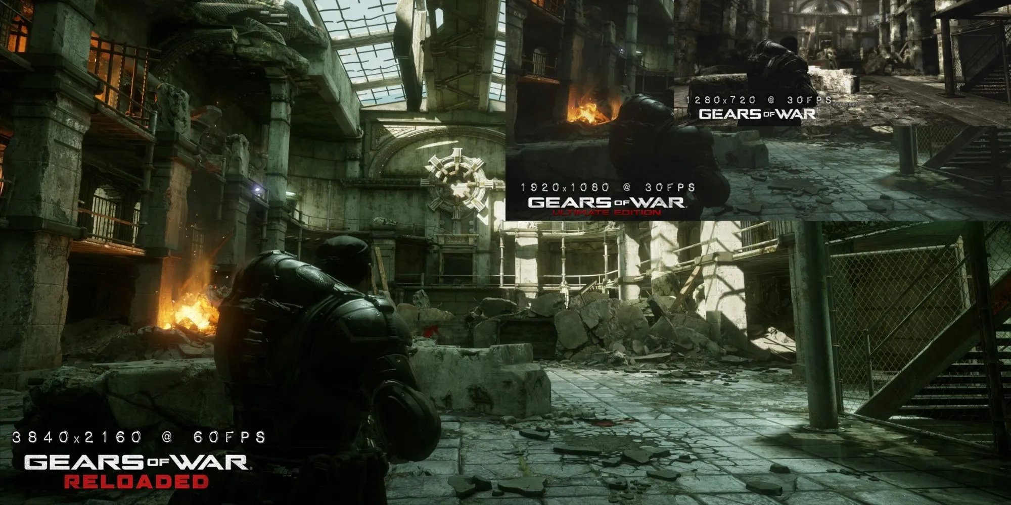 Logo chính thức của Gears of War: Reloaded, phiên bản làm lại sắp ra mắt