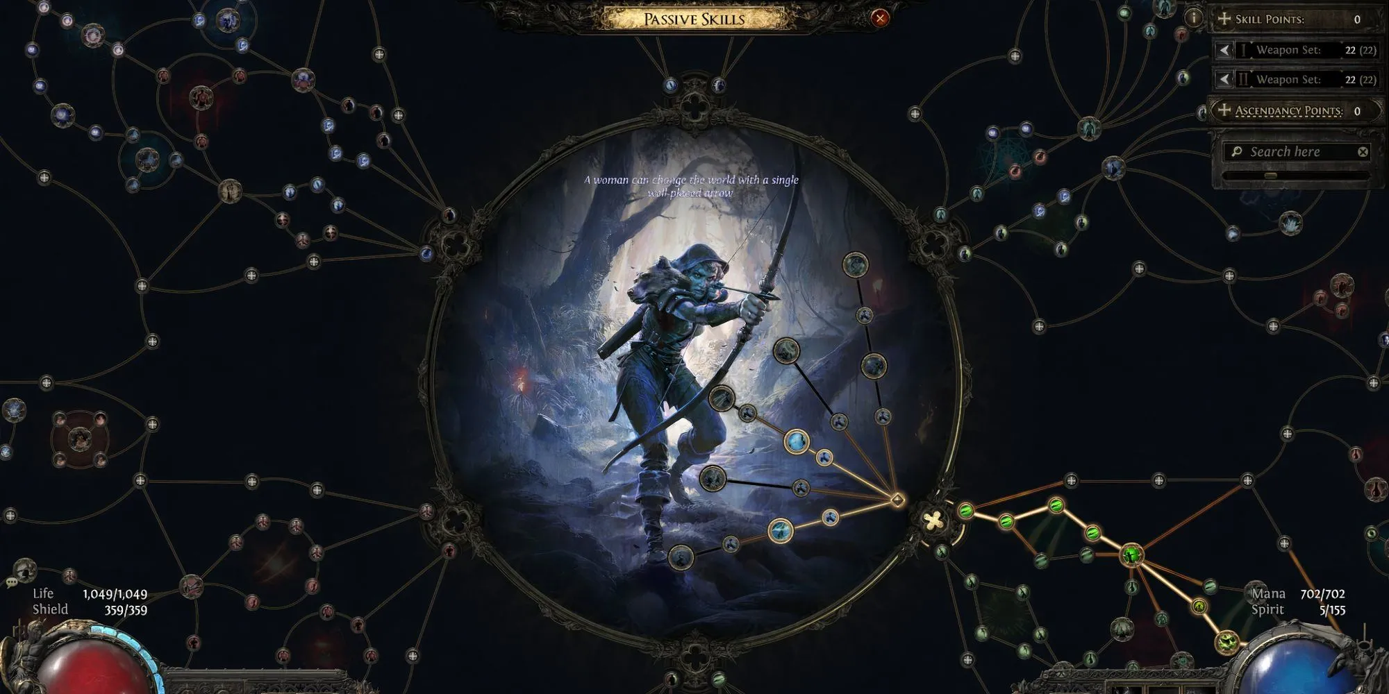 Lựa chọn Thăng Hoa Deadeye cho Ranger trong Path of Exile II