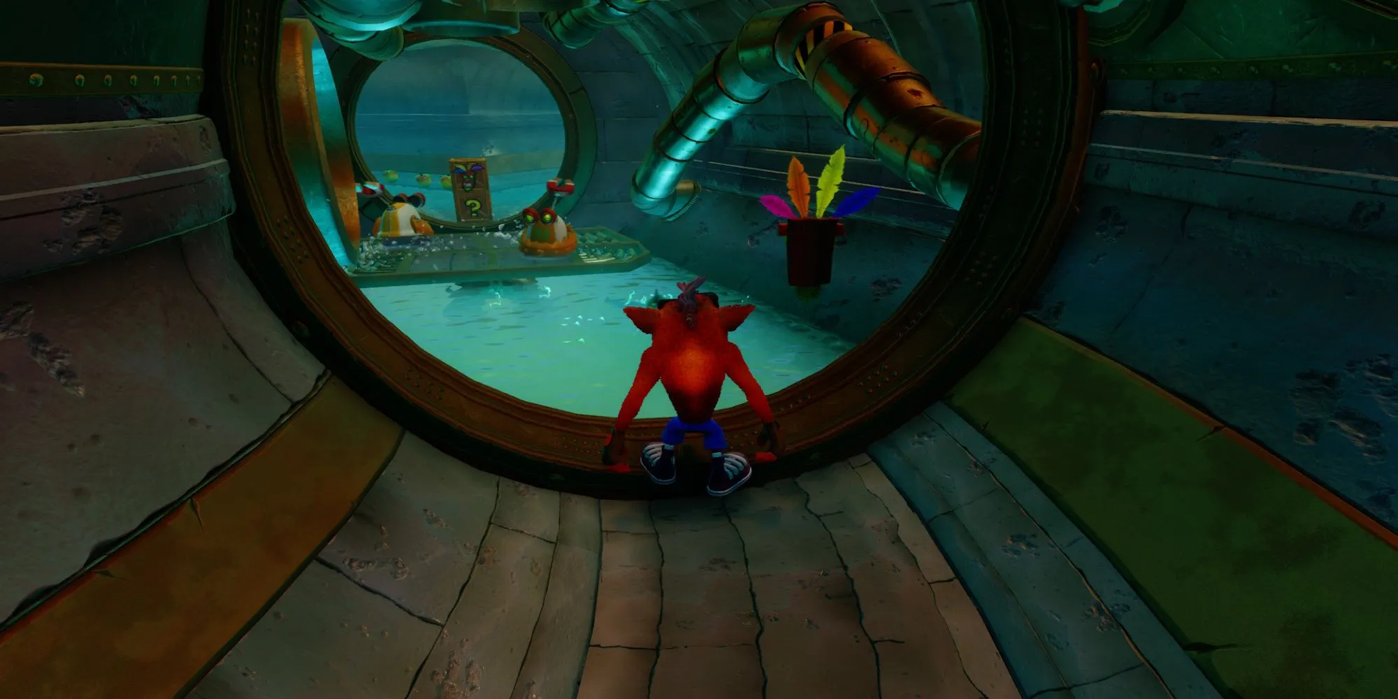 Màn chơi The Eel Deal trong Crash Bandicoot 2: Cortex Strikes Back, một phần của N. Sane Trilogy