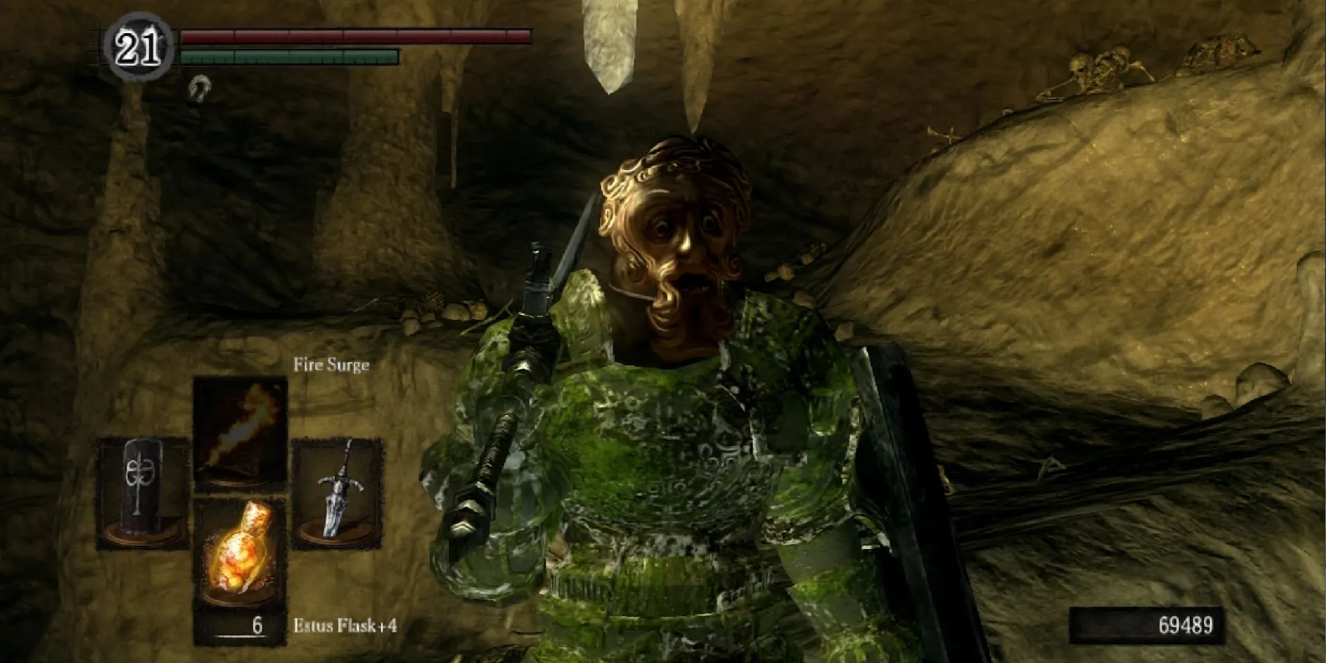 Mặt nạ Cha trong Dark Souls, vật phẩm cosmetic kỳ lạ