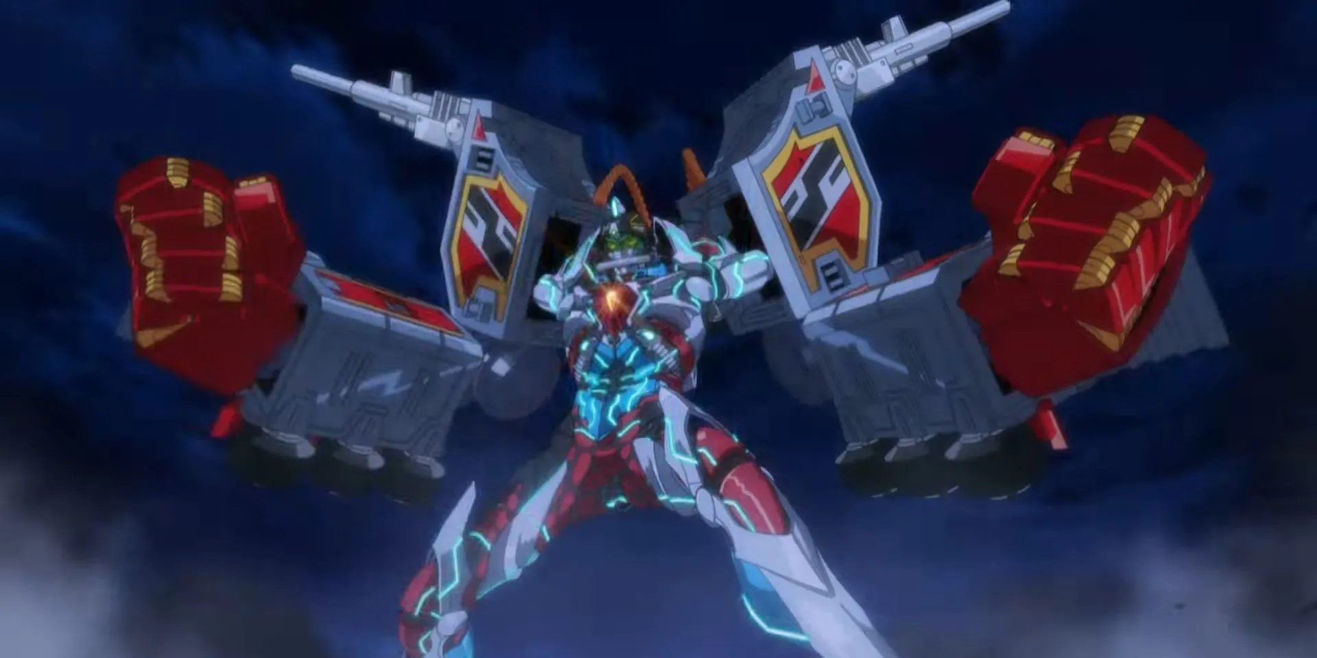 Max Gridman trong SSSS.Gridman chuẩn bị xuất kích chiến đấu với Kaiju