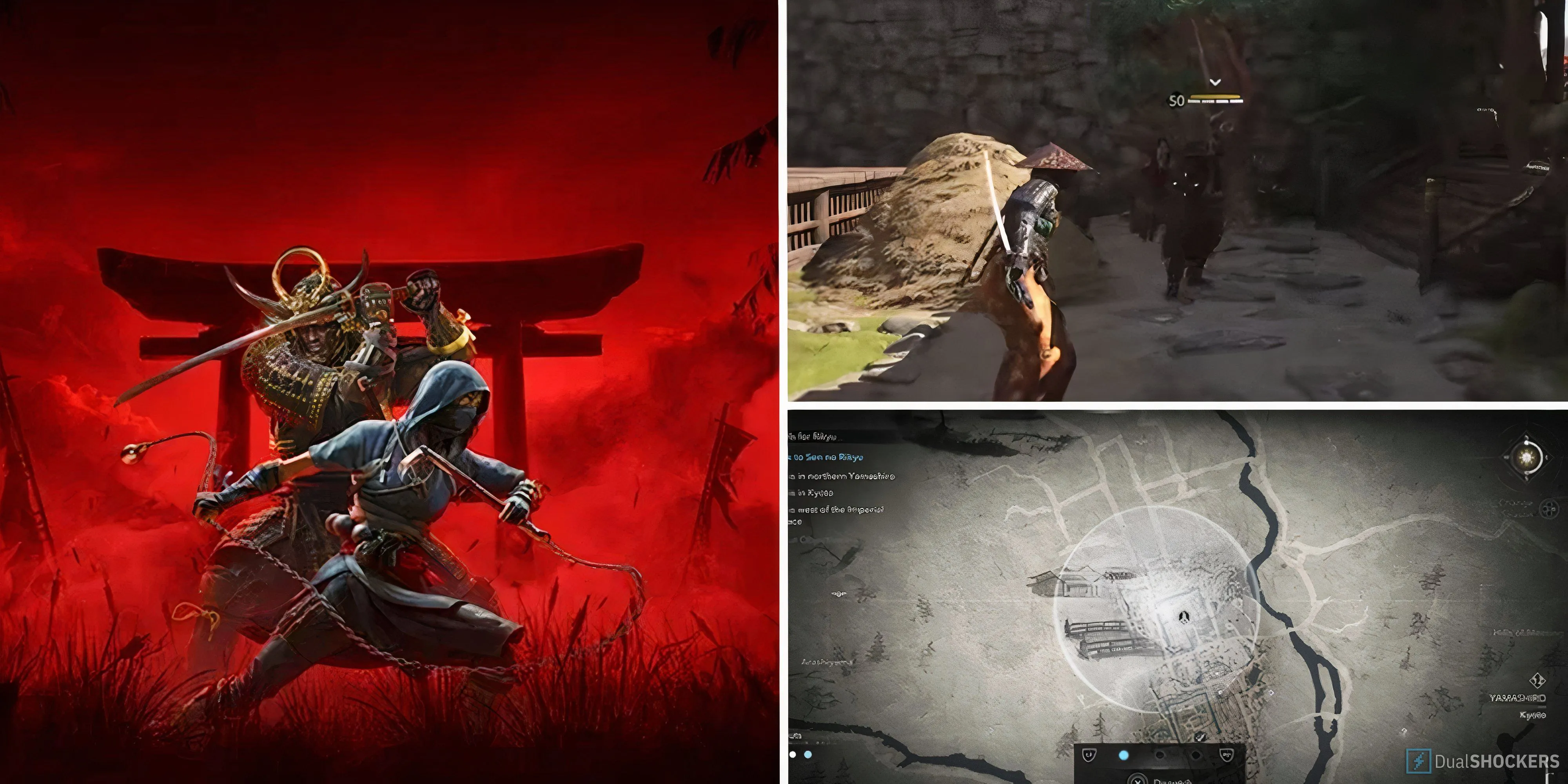 Minh họa hệ thống Cấp độ Truy nã (Wanted Level) trong Assassin's Creed Shadows