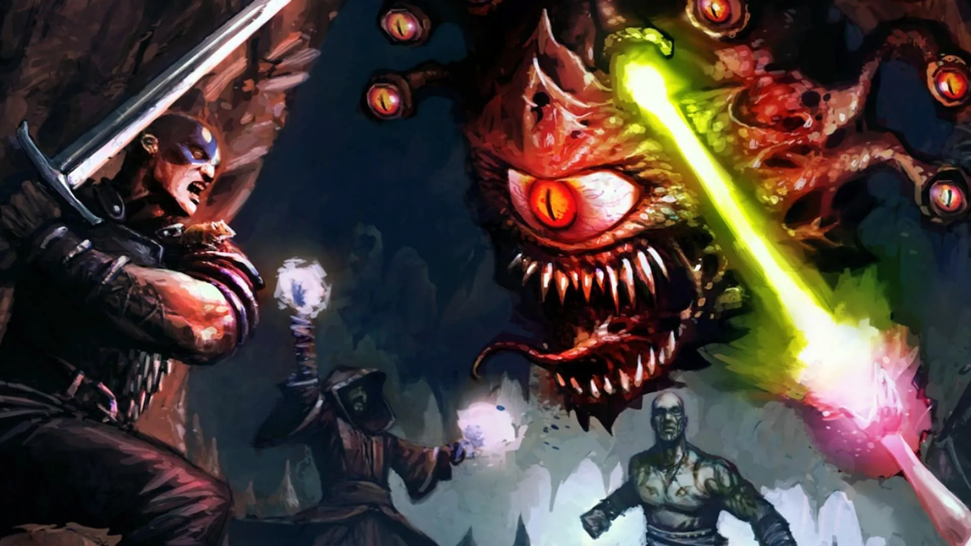 Minsc và Beholder trong Baldur's Gate 2, dungeon này đang được tái tạo trong một mod Baldur's Gate 3