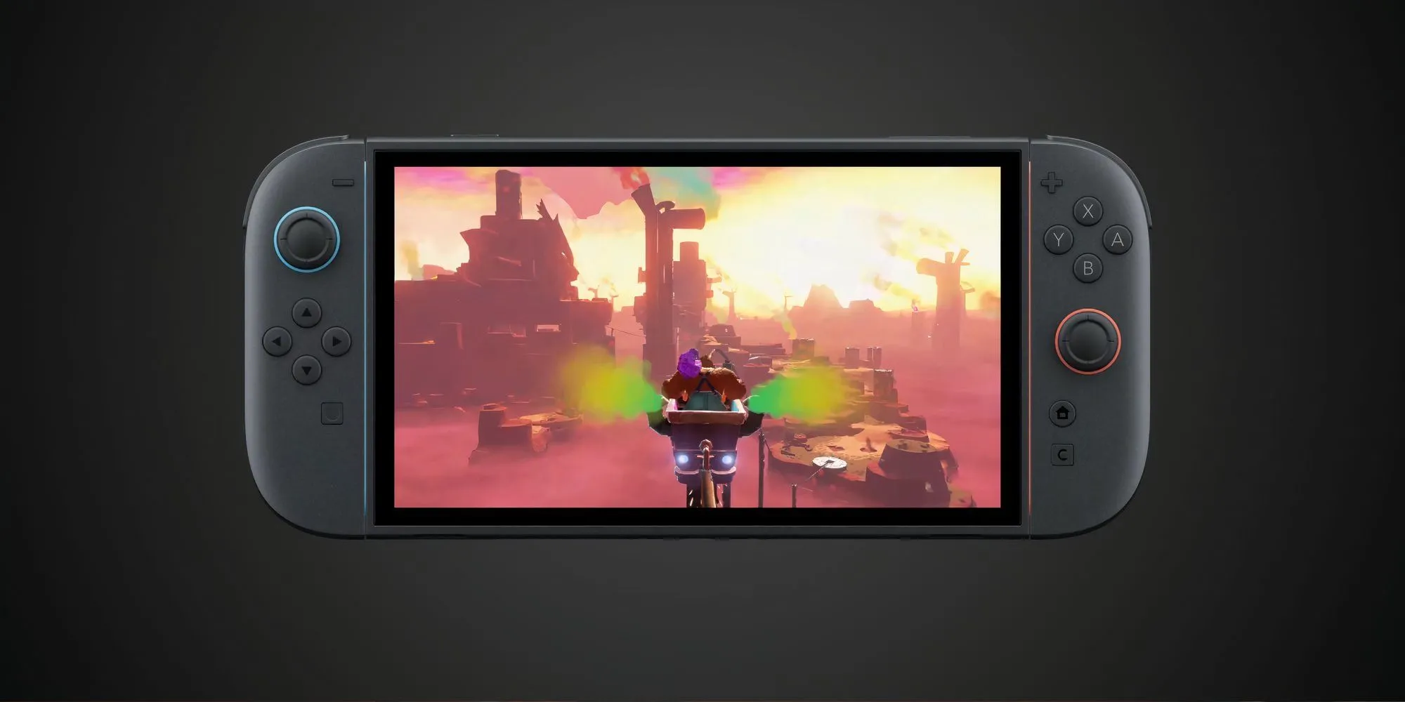 Mô tả: Hình ảnh artwork hoặc concept art của tựa game Donkey Kong, một thương hiệu game kinh điển của Nintendo, thường xuất hiện trên các máy console của hãng như Switch 2. Từ khóa liên quan: Switch 2, Donkey Kong, game Nintendo, console mới.