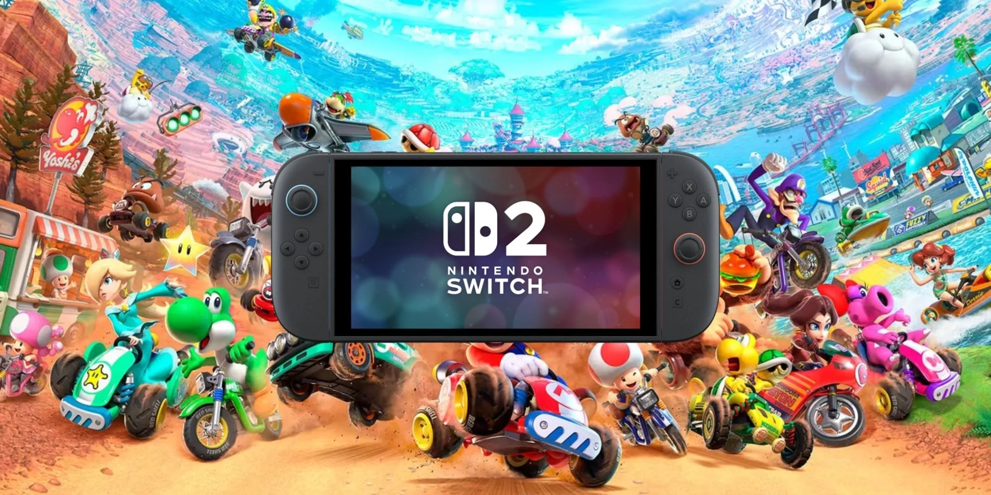 Mô tả: Mô hình máy chơi game Nintendo Switch 2 được in 3D, trưng bày tại triển lãm CES. Từ khóa liên quan: mô hình Switch 2, Genki, CES 2025, phụ kiện Switch 2, in 3D.