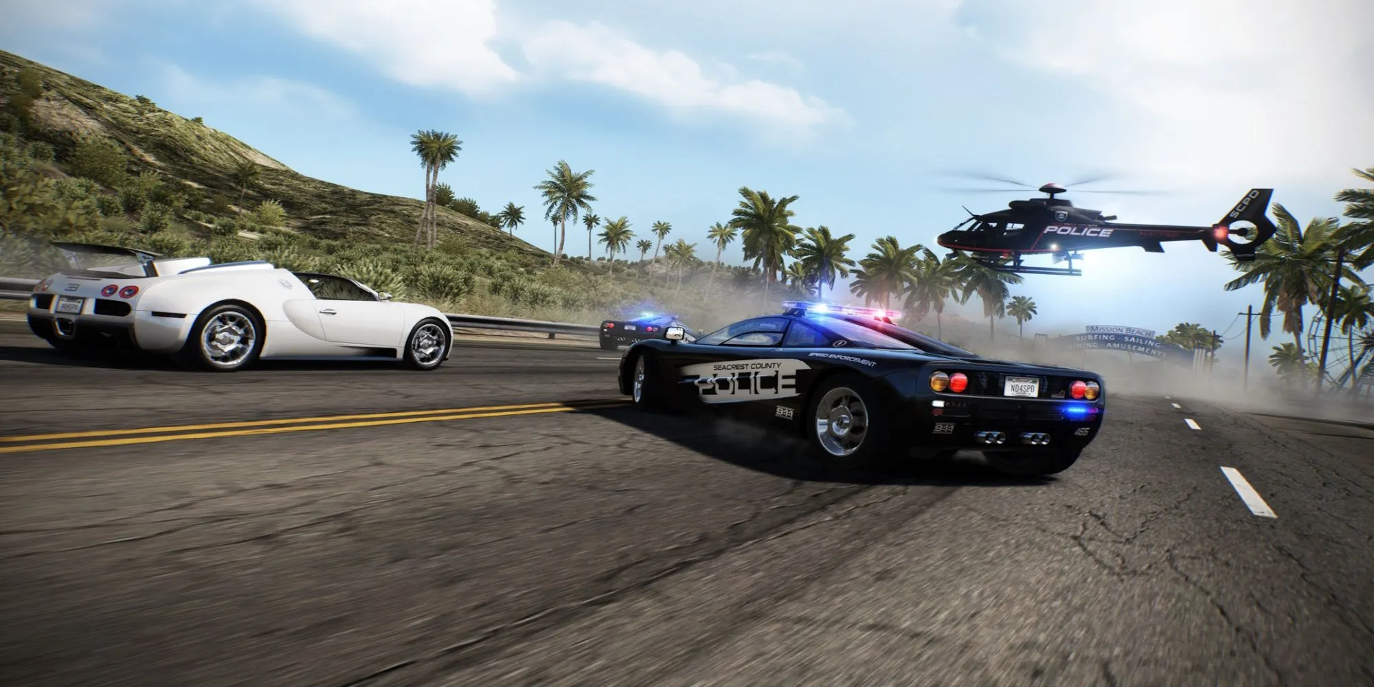 Một cuộc rượt đuổi gay cấn giữa cảnh sát và tay đua trong Need For Speed Hot Pursuit Remastered