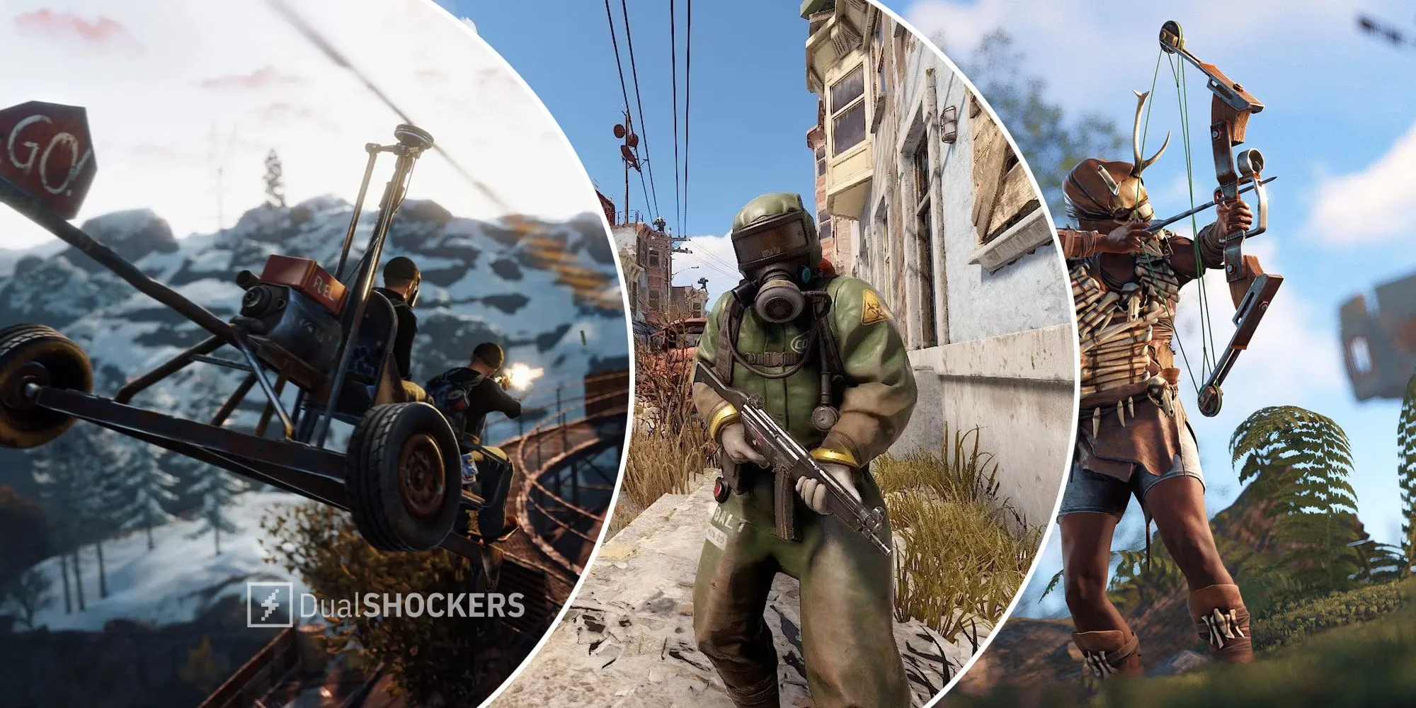 Một pha giao tranh với súng trong game sinh tồn PvP Rust