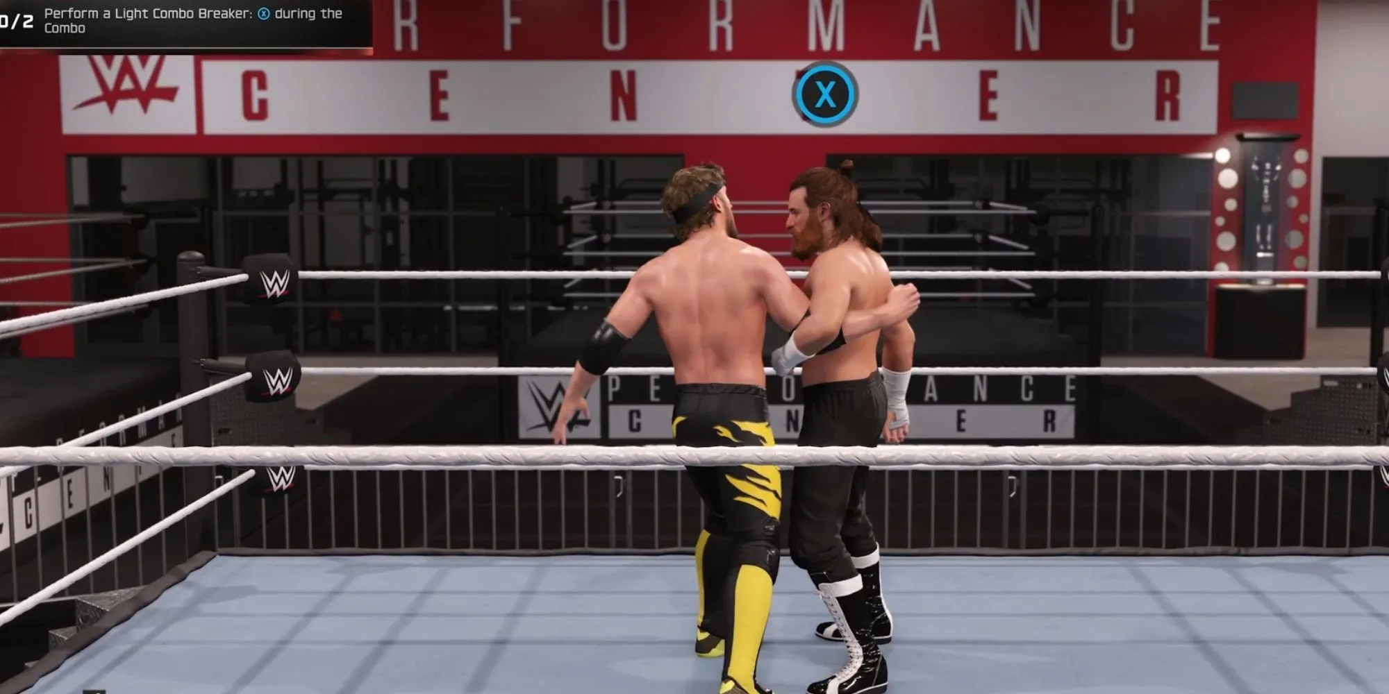 Một pha phản đòn Breaker trong WWE 2K25, nhấn mạnh tầm quan trọng của kỹ năng phòng thủ