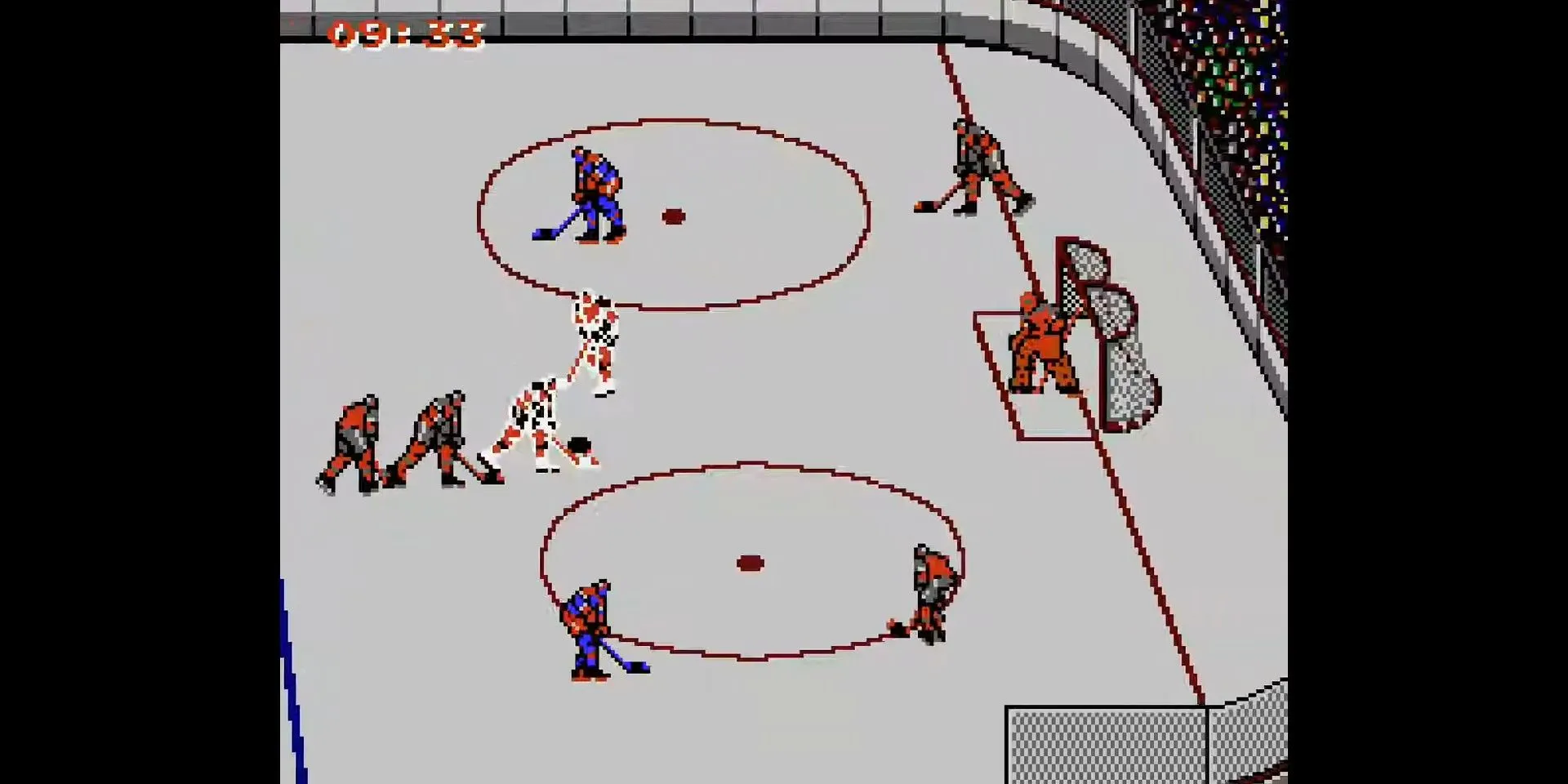 Một trận đấu khúc côn cầu sôi động trong Blades of Steel