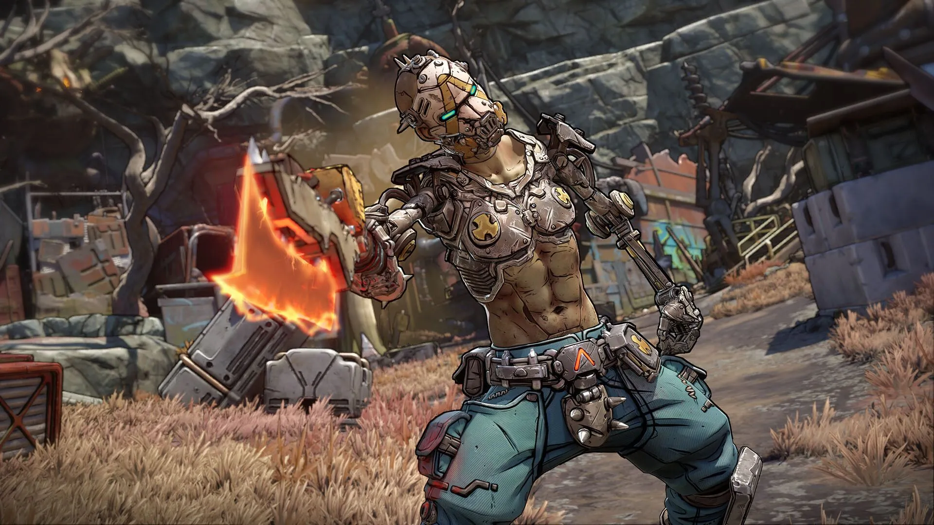 Một trong những hình ảnh quảng cáo đầu tiên của Borderlands 4