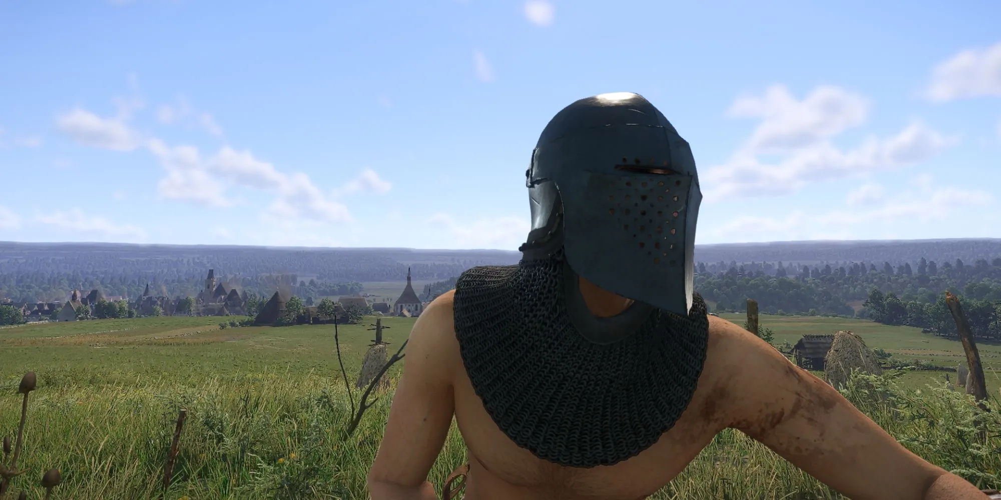 Mũ Bascinet kiểu Ý Italian Bascinet trong Kingdom Come Deliverance 2