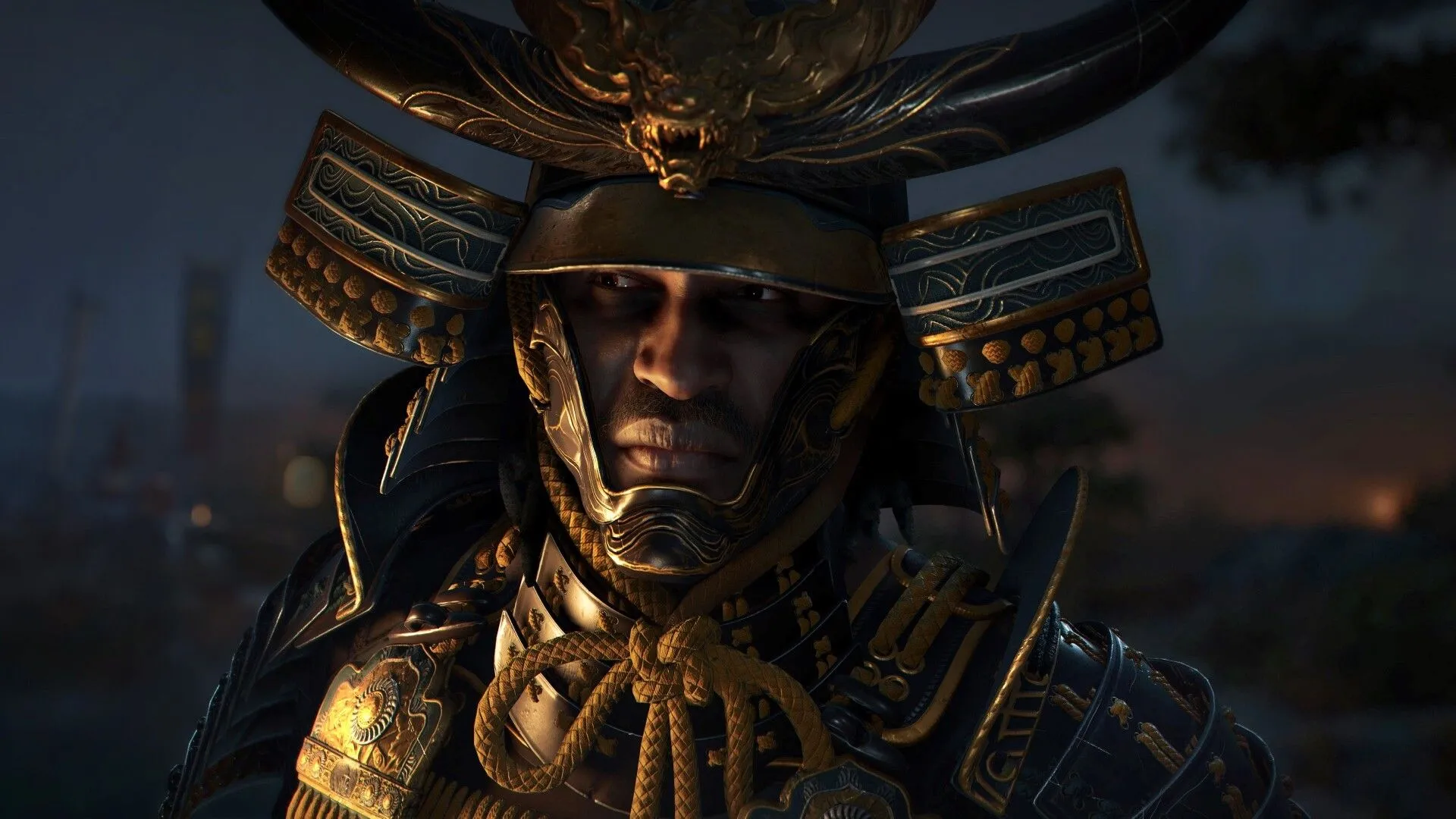 Naoe ẩn mình trong bóng tối, chuẩn bị cho một pha hành động lén lút trong Assassin's Creed Shadows