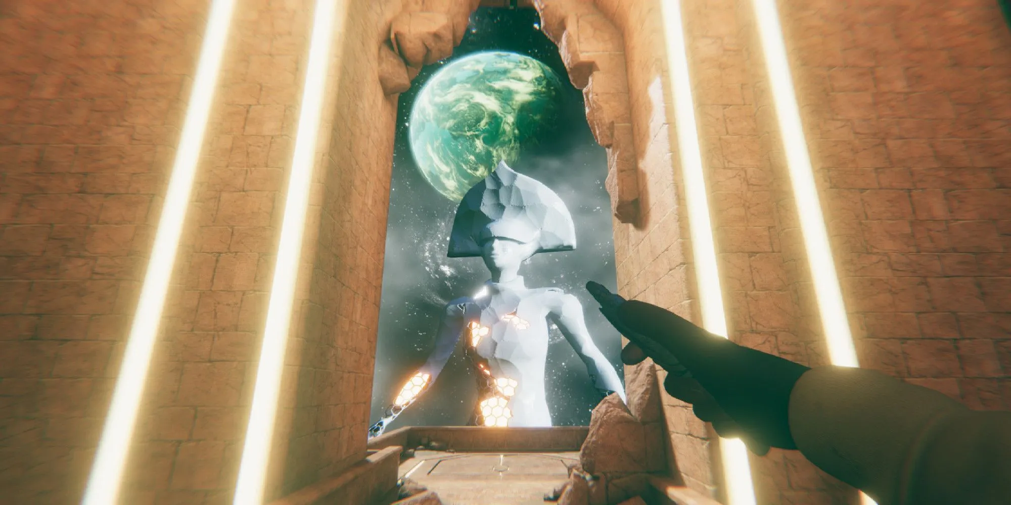 Người chơi sử dụng tua vít âm thanh trong game Doctor Who The Edge of Reality