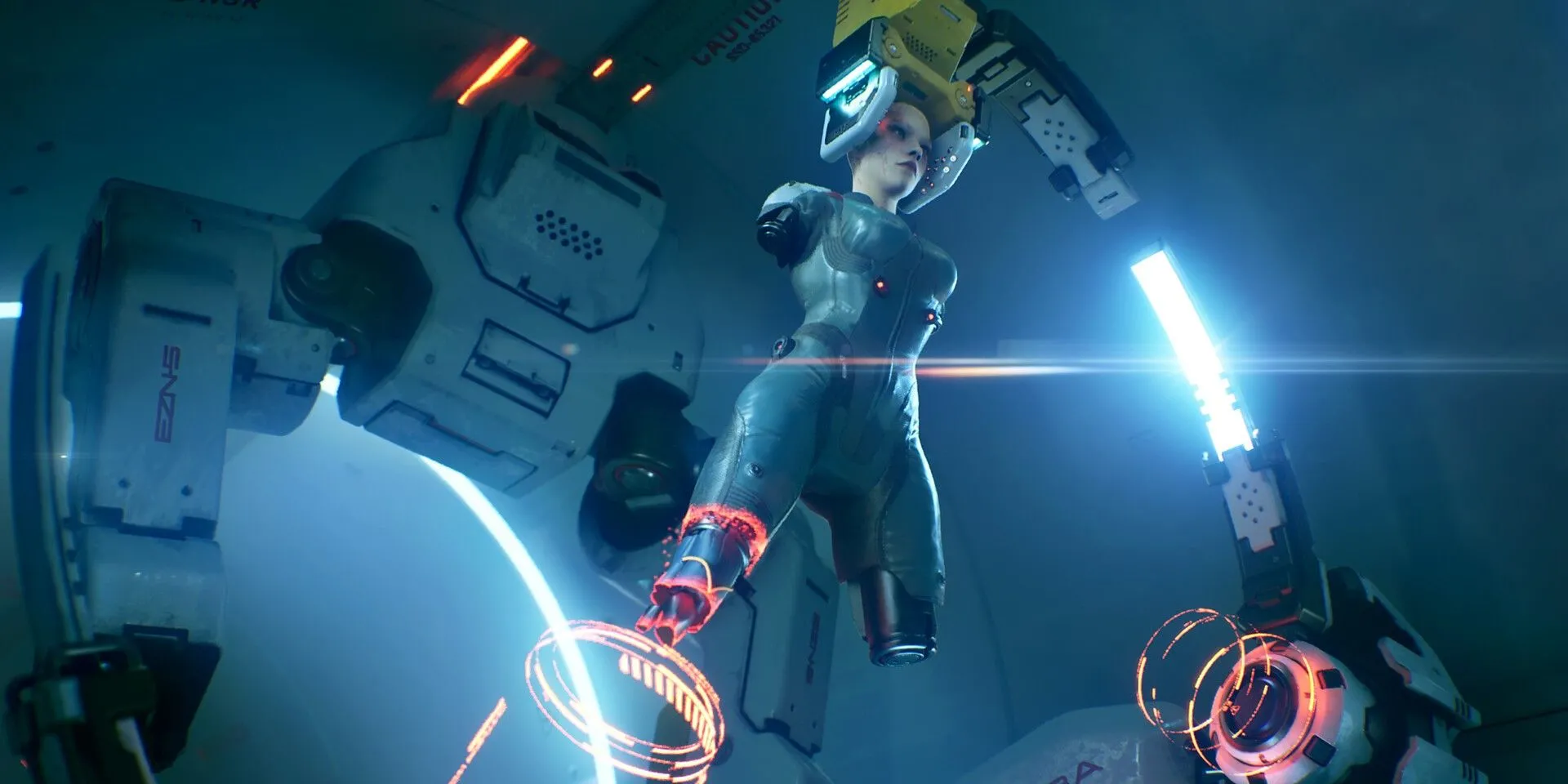 Nhân vật ASKA trong METAL EDEN với phong cách cyberpunk đậm chất Nhật Bản