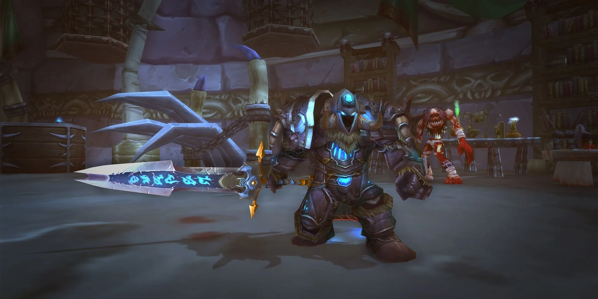 Nhân vật Blood Death Knight trong World of Warcraft Wrath of the Lich King Classic