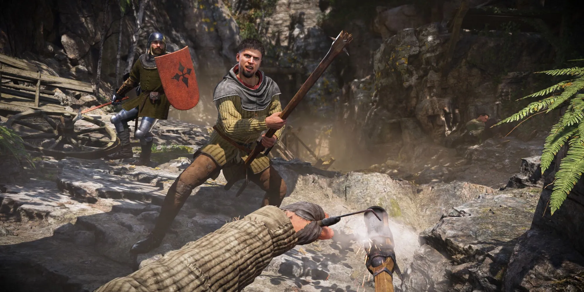 Nhân vật Henry đang khám phá vùng nông thôn ở Kingdom Come Deliverance 2