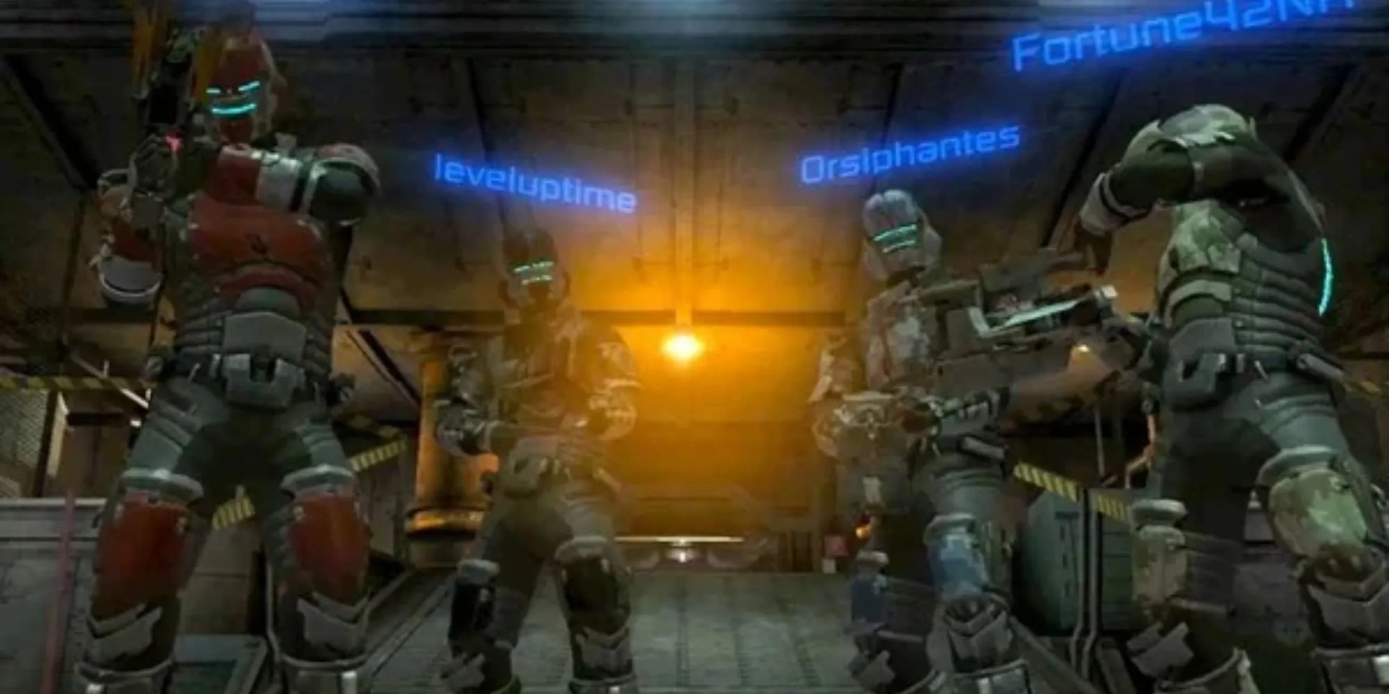 Nhân vật Isaac Clarke đối đầu Necromorph trong multiplayer của Dead Space 2