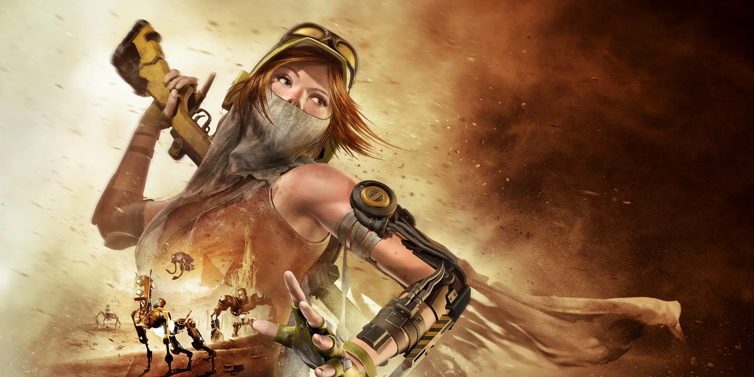 Những Game Metroidvania Hay Nhất Trên Xbox Game Pass Mà Bạn Không Thể Bỏ Qua 1 Nhân vật Joule và robot Mack khám phá thế giới hoang tàn trong game Metroidvania ReCore trên Xbox Game Pass