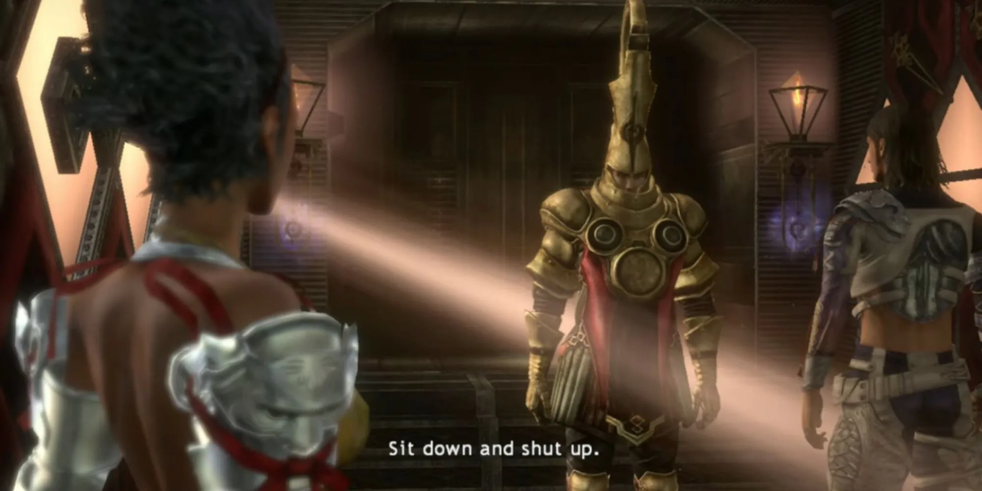 Nhân vật Kaim trong Lost Odyssey trầm ngâm giữa khung cảnh hùng vĩ