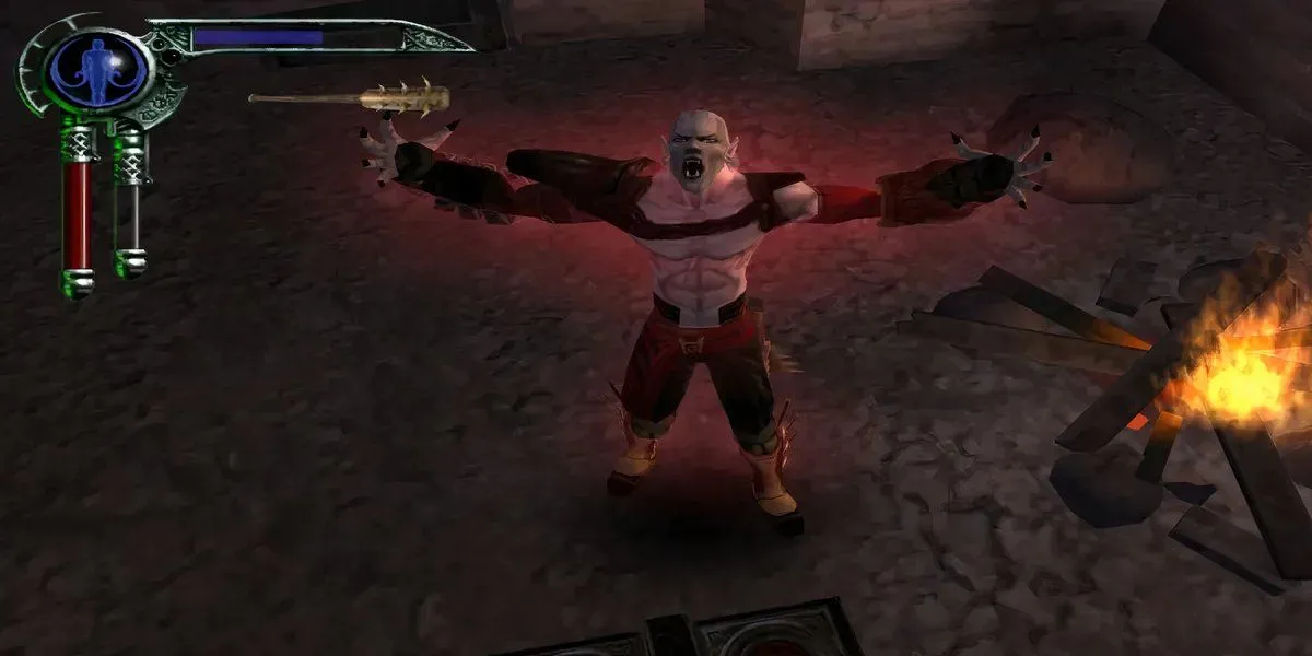 Nhân vật Kain trong game Blood Omen 2 một tựa game kinh dị trên Gamecube và PS2
