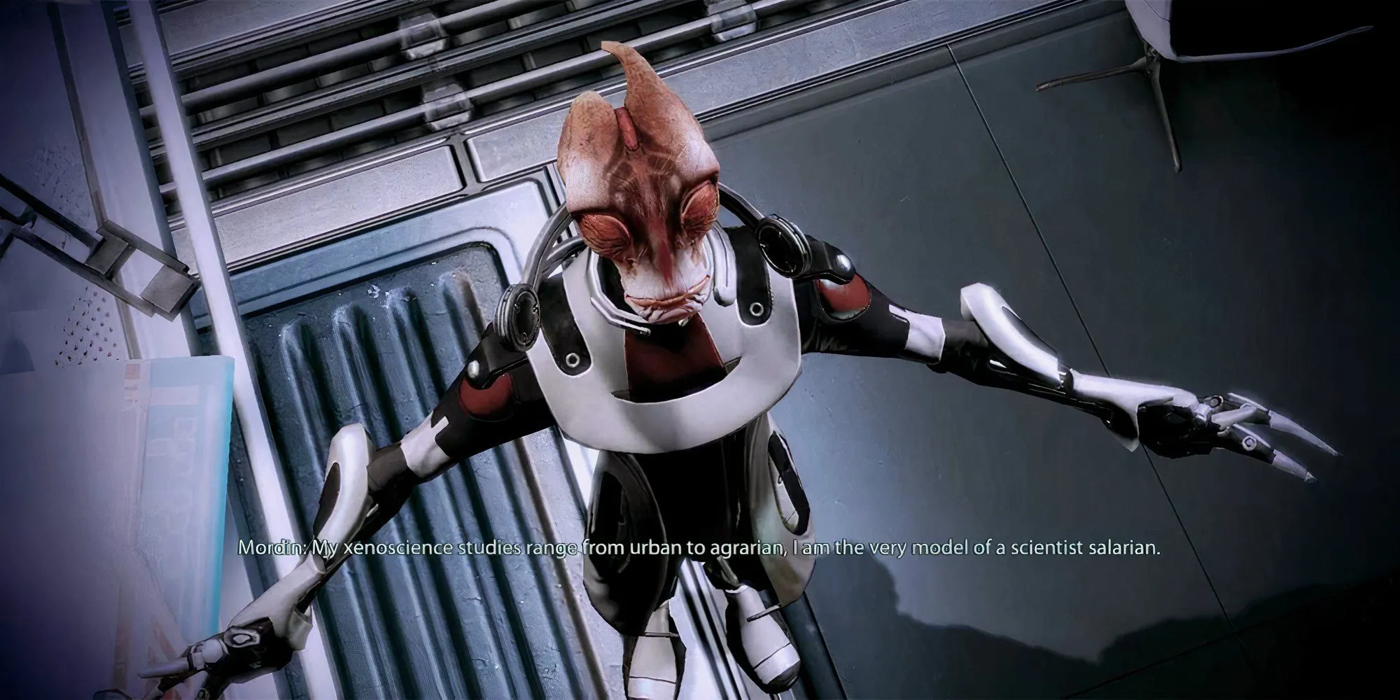 Nhân vật Mordin Solus hát trong Mass Effect 2