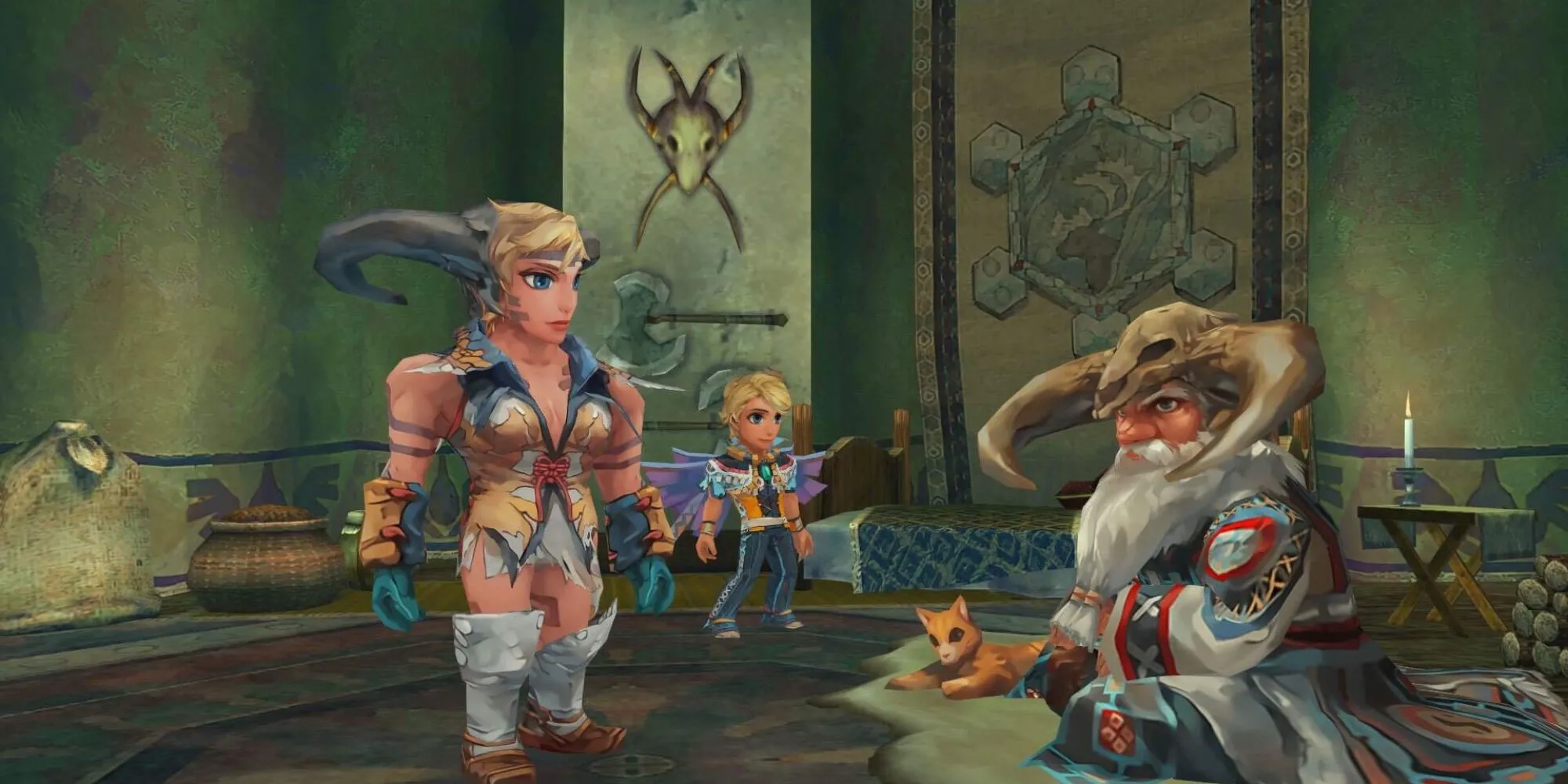 Nhân vật Sif trong Romancing SaGa: Minstrel Song, một nữ chiến binh mạnh mẽ.