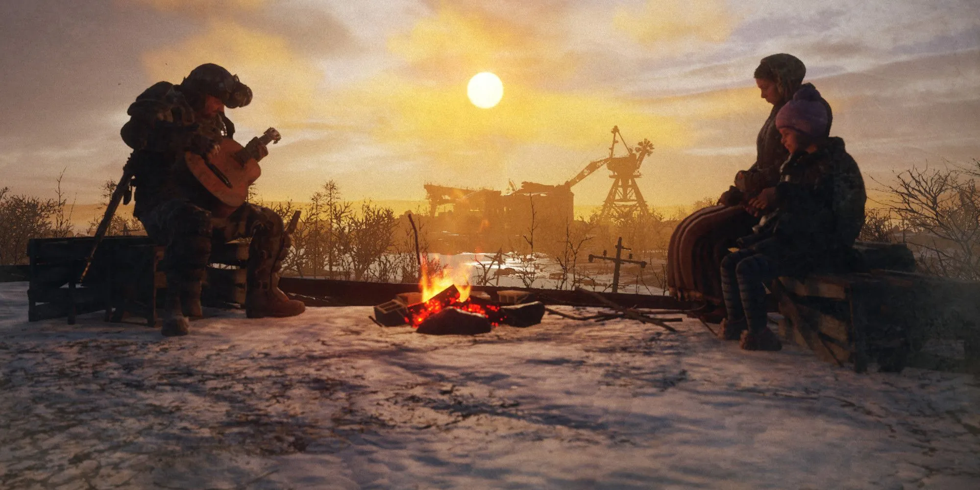 Nhân vật Stepan trên con tàu Aurora ở vùng Volga trong Metro Exodus