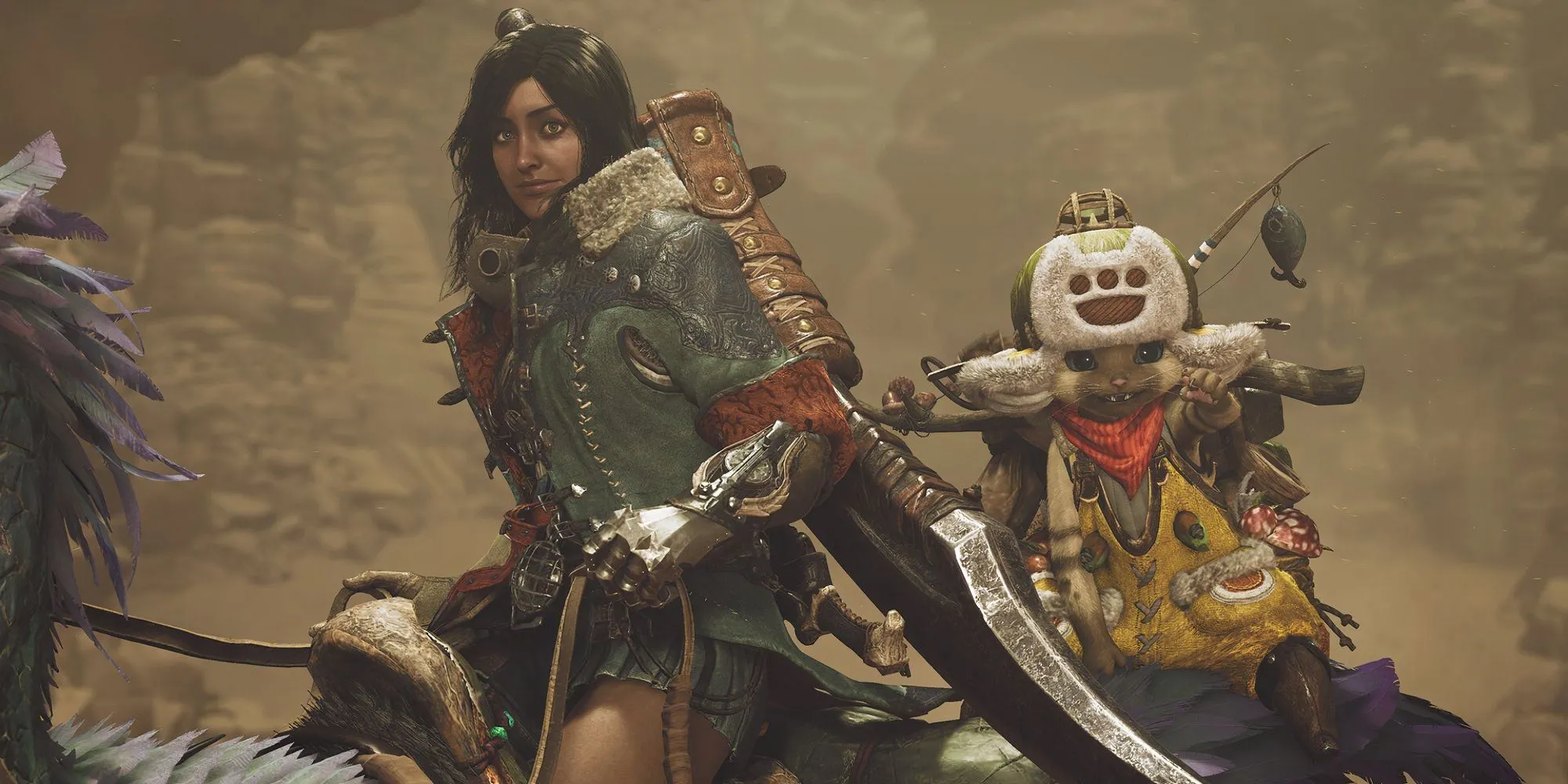 Nhân vật thợ săn đạt cấp độ Hunter Rank tối đa trong Monster Hunter Wilds, minh chứng cho sự đầu tư vào cốt truyện