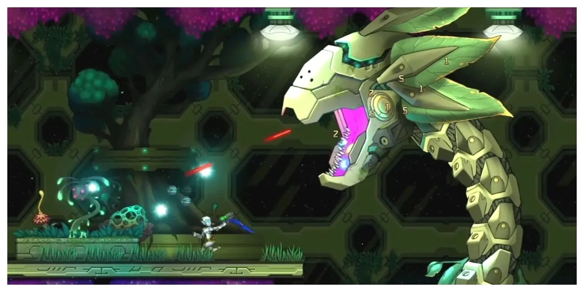 Nữ người máy trong Ghost 1.0, một game Roguevania với cơ chế nhập hồn độc đáo