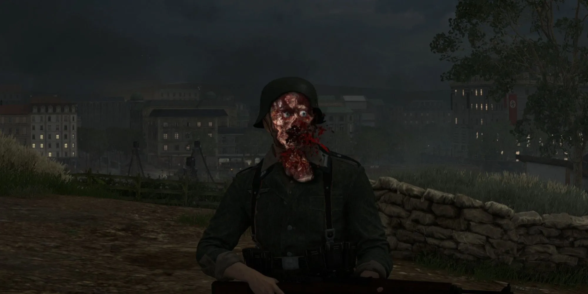 Pha kill cam từ góc nhìn X-ray trong Sniper Elite Resistance