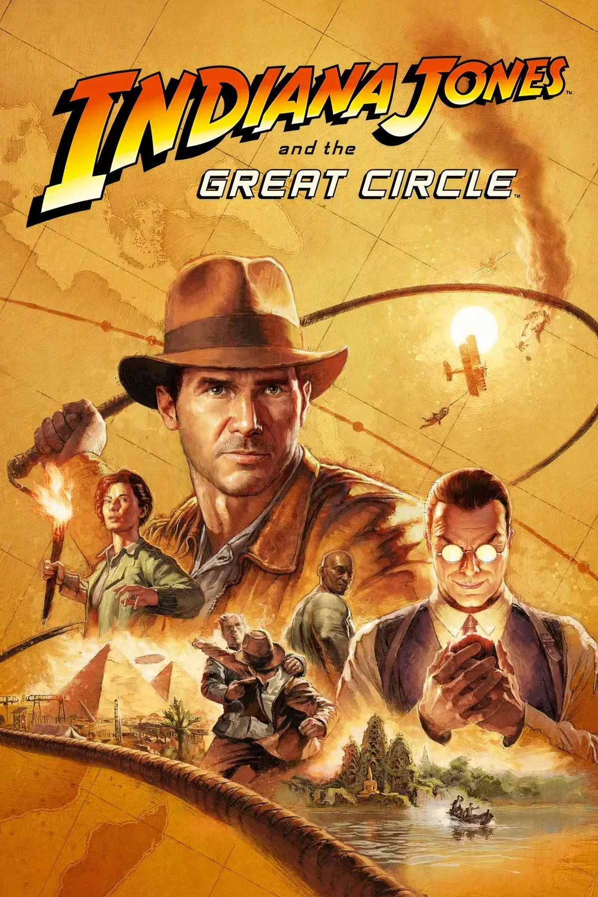 Poster chính thức của game Indiana Jones and the Great Circle