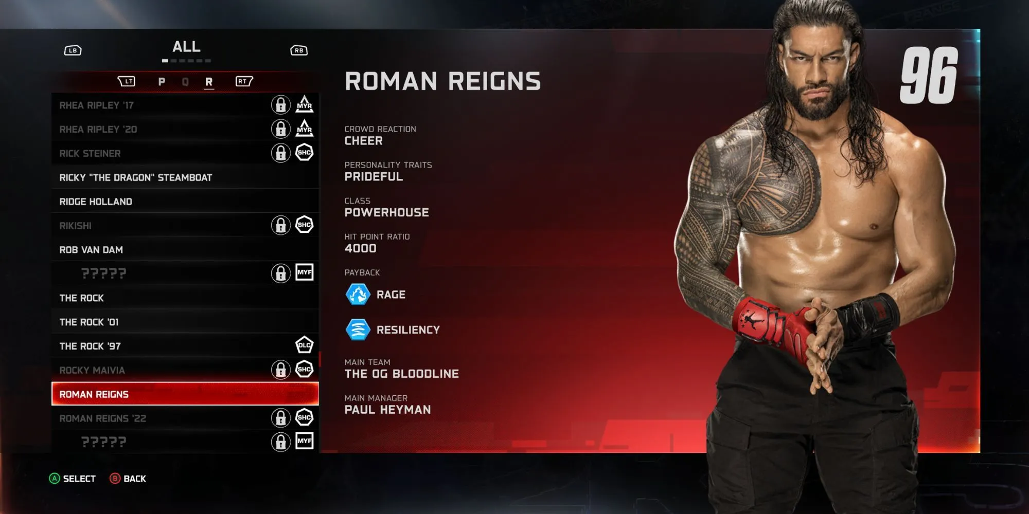 Roman Reigns phô diễn sức mạnh khủng khiếp của một Powerhouse trong WWE 2K25
