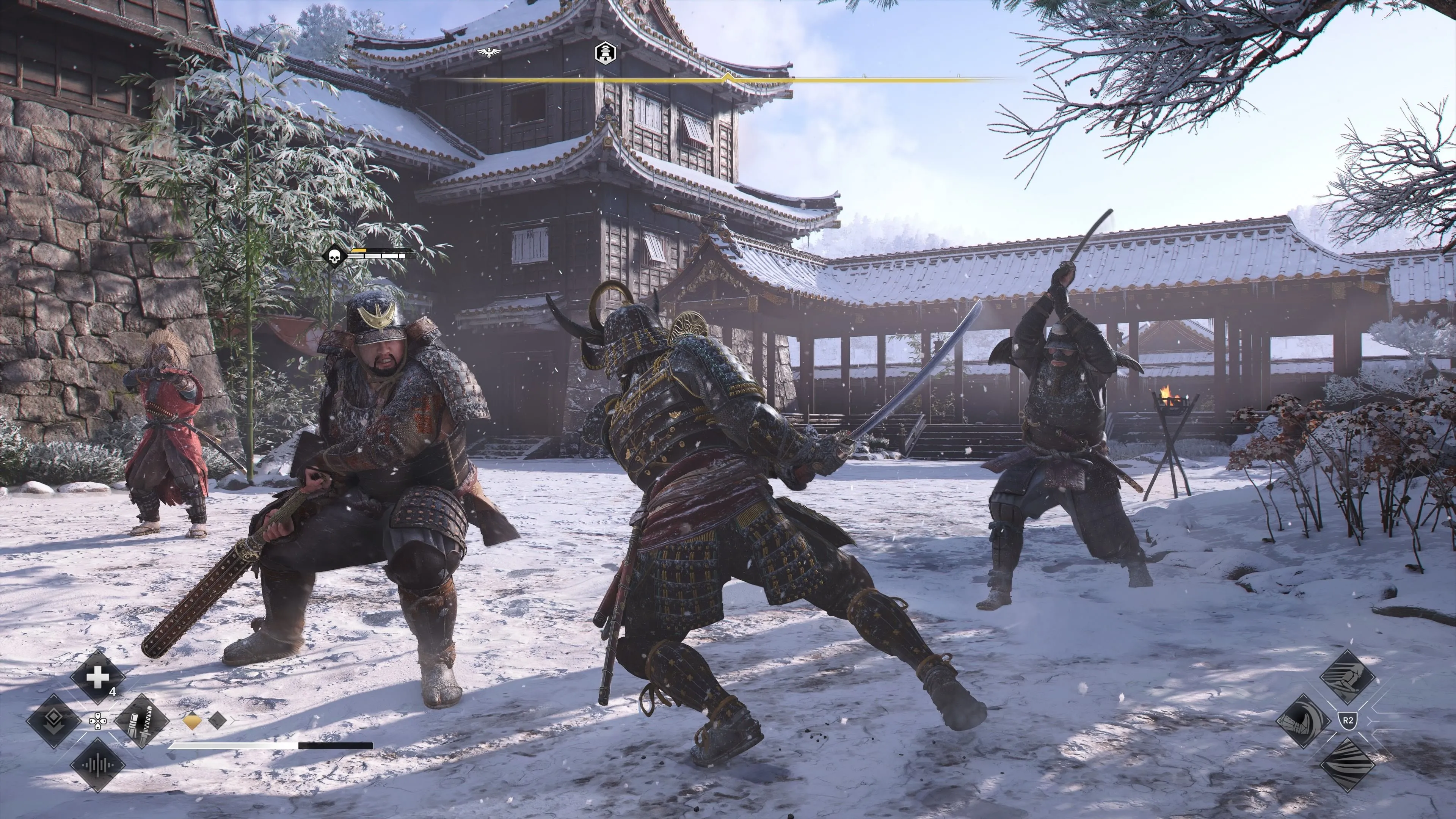 Samurai Yasuke trong bộ giáp chiến đấu oai vệ tại Assassin's Creed Shadows