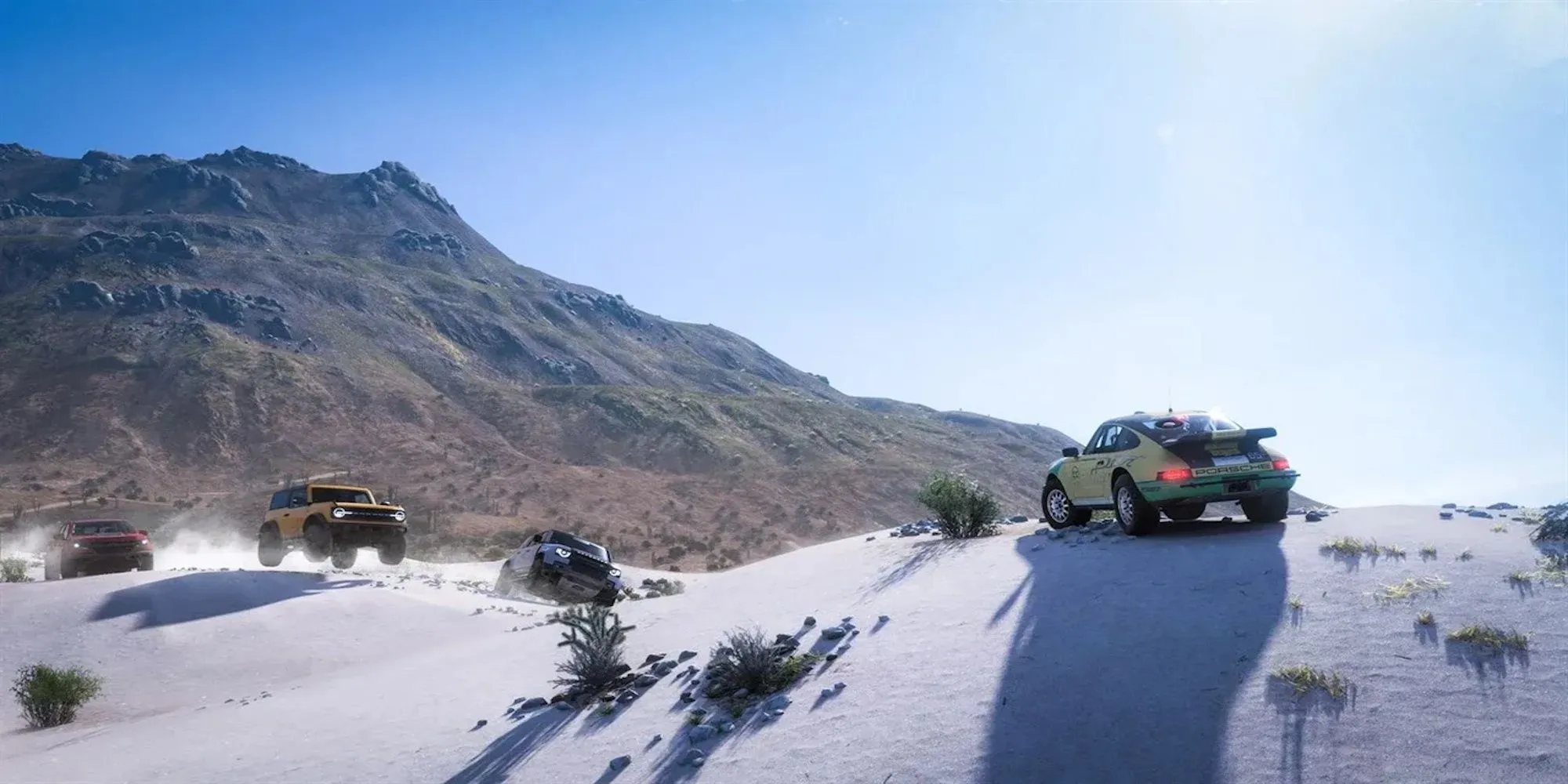 Siêu xe bay qua dốc lớn trong thế giới mở tuyệt đẹp của Forza Horizon 5