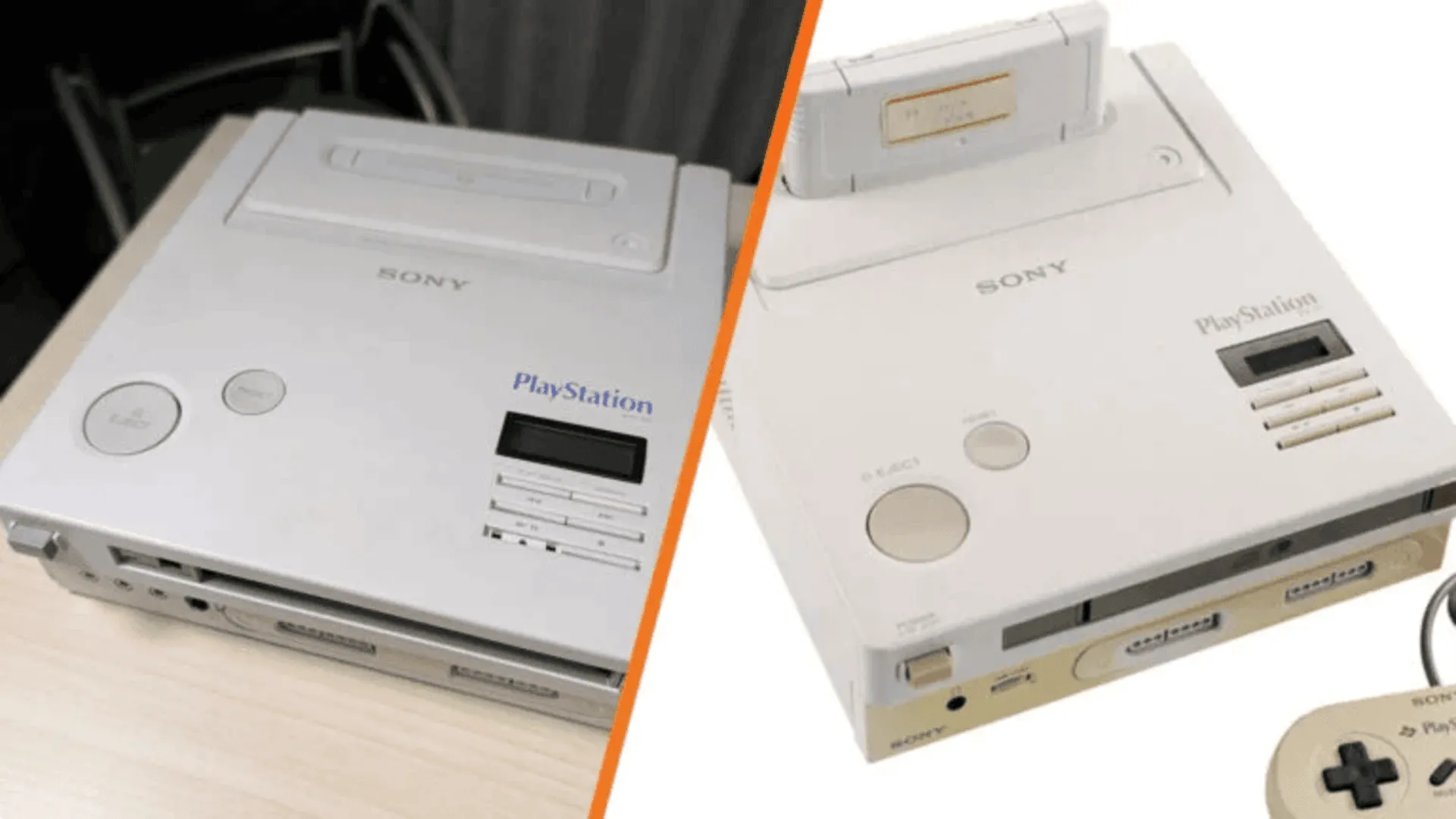 So sánh hai phiên bản nguyên mẫu Nintendo PlayStation với các chi tiết khác biệt