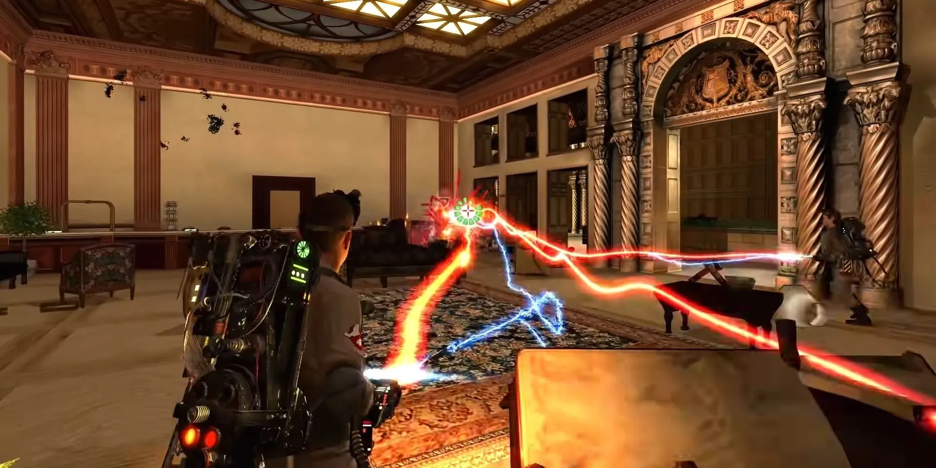 Sử dụng Proton Pack trong game Ghostbusters: The Video Game